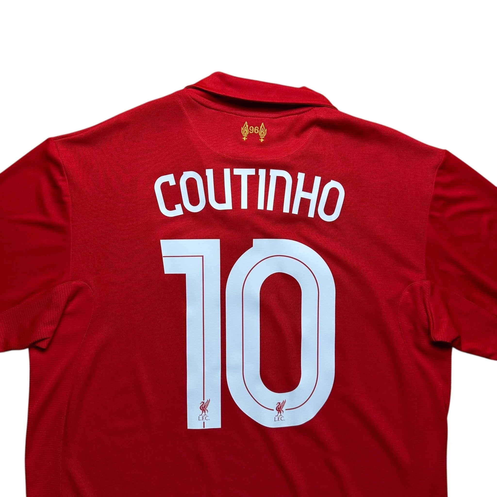 Liverpool 2012 - 13 Home Shirt (XL) Coutinho 10 - Kitplug