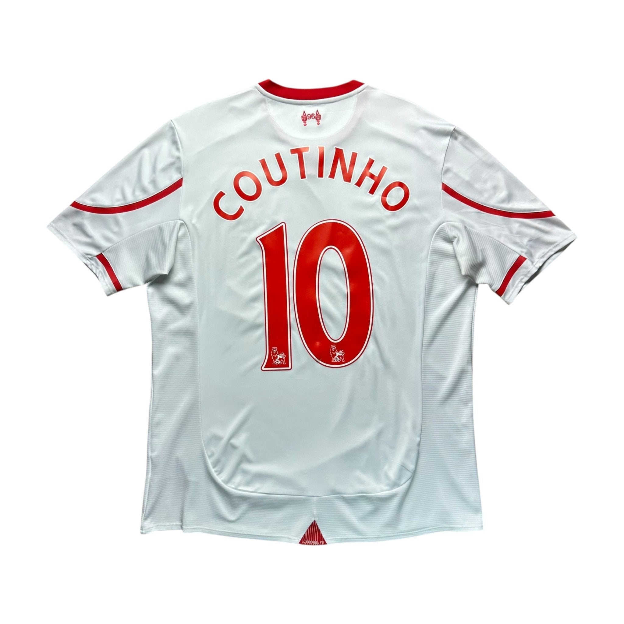Liverpool 2015 - 16 Away Shirt (L) Coutinho 10 - Kitplug