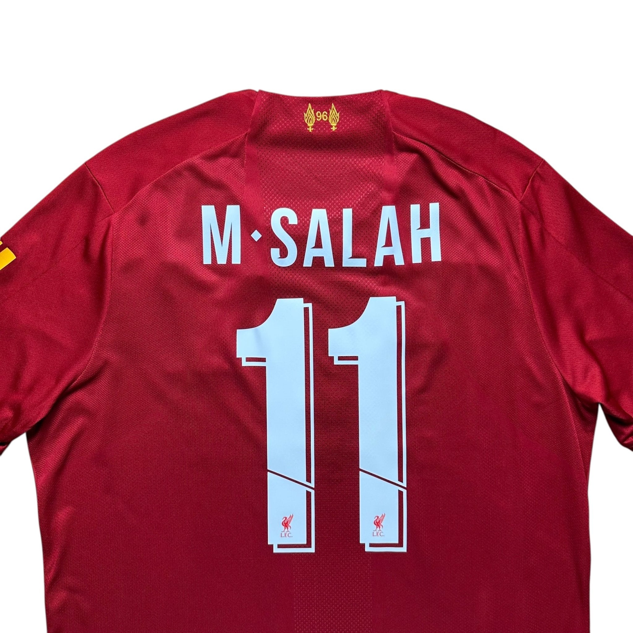 Liverpool 2019 - 20 Home Shirt “Champions” Stitched (L) M.Salah 11 - Kitplug