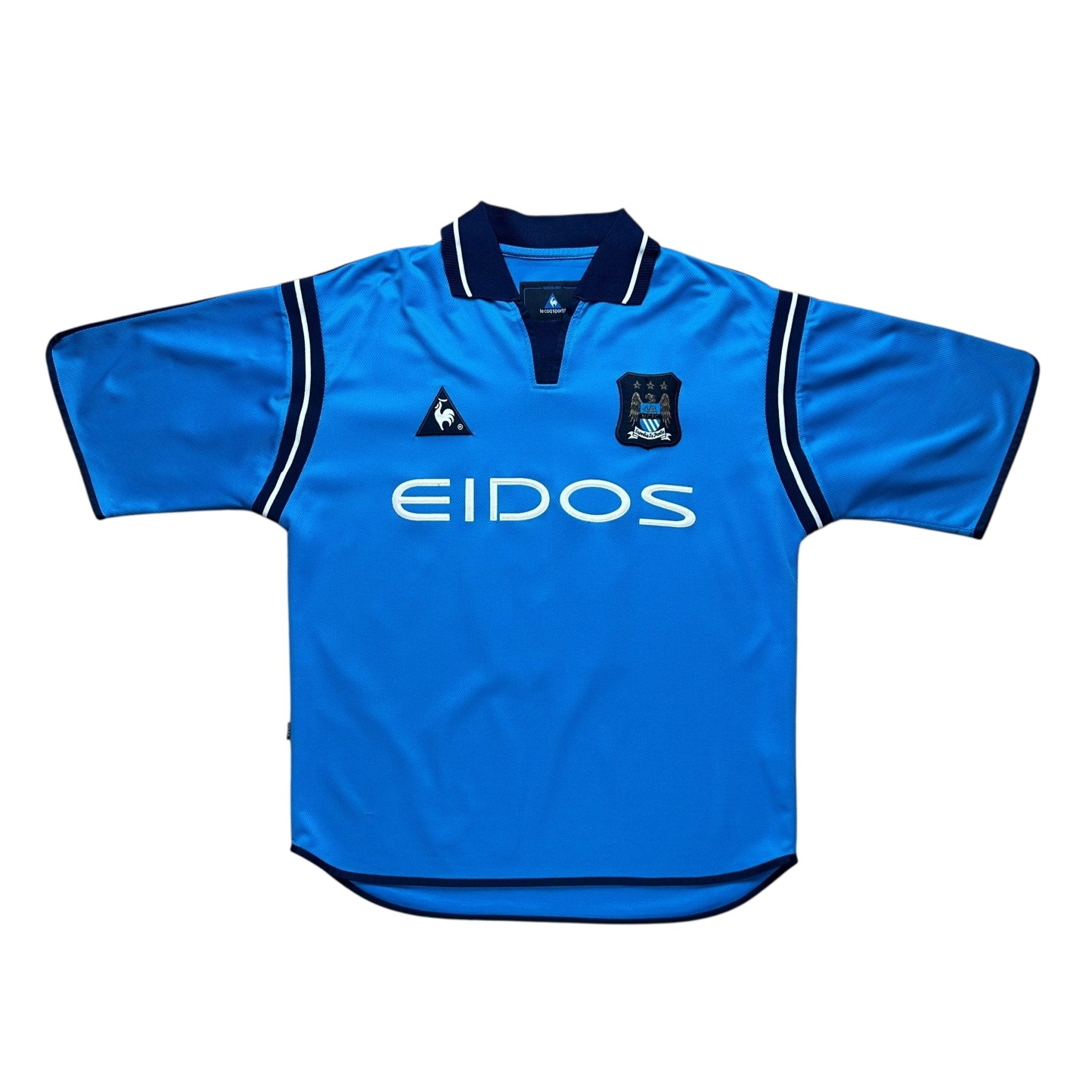 Manchester City 2001 - 02 Home Shirt (M) Haaland 15 - Kitplug