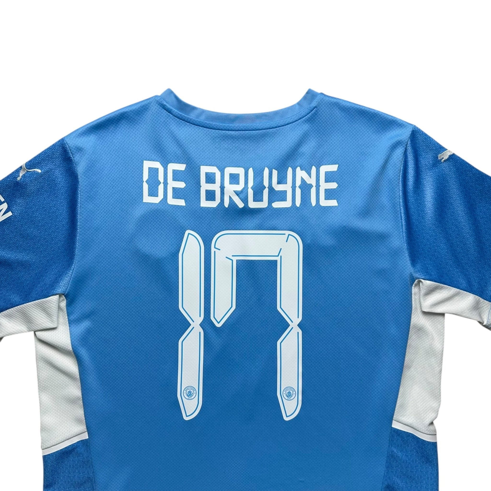 Manchester City 2021 - 22 Home Shirt (L) De Bruyne 17 - Kitplug