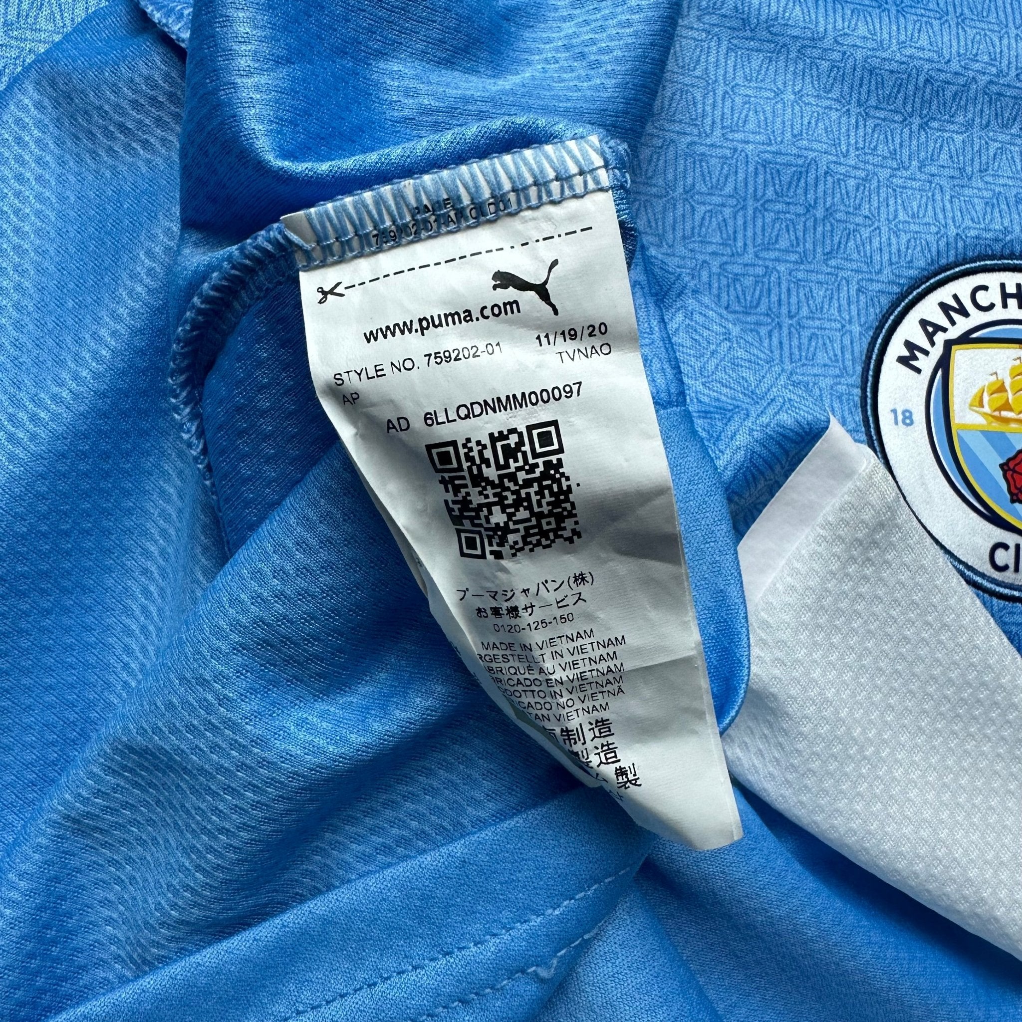 Manchester City 2021 - 22 Home Shirt (XL) Grealish 10 - Kitplug