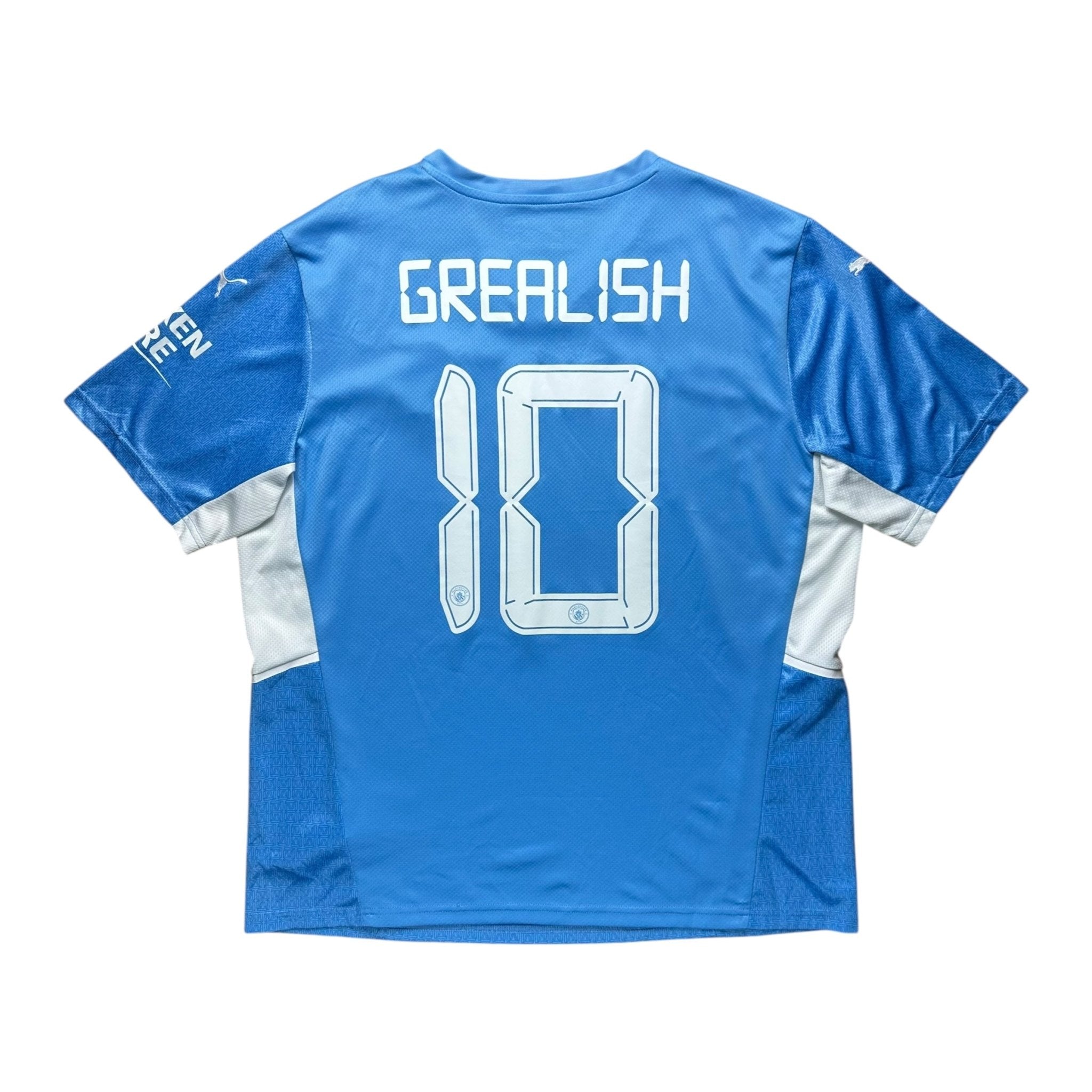 Manchester City 2021 - 22 Home Shirt (XL) Grealish 10 - Kitplug