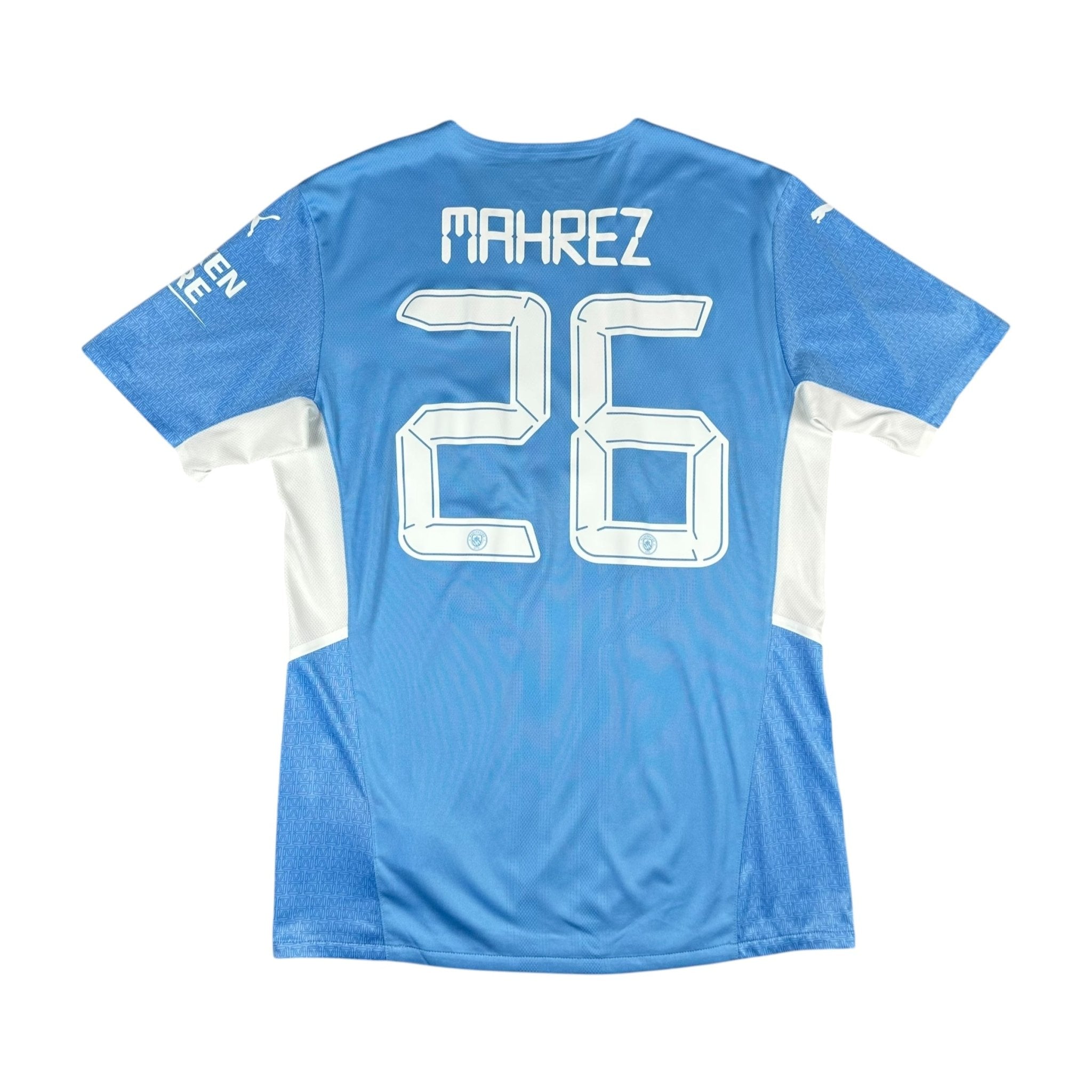 Manchester City 2021-22 Home Shirt (XXL) Mahrez #26 - Kitplug