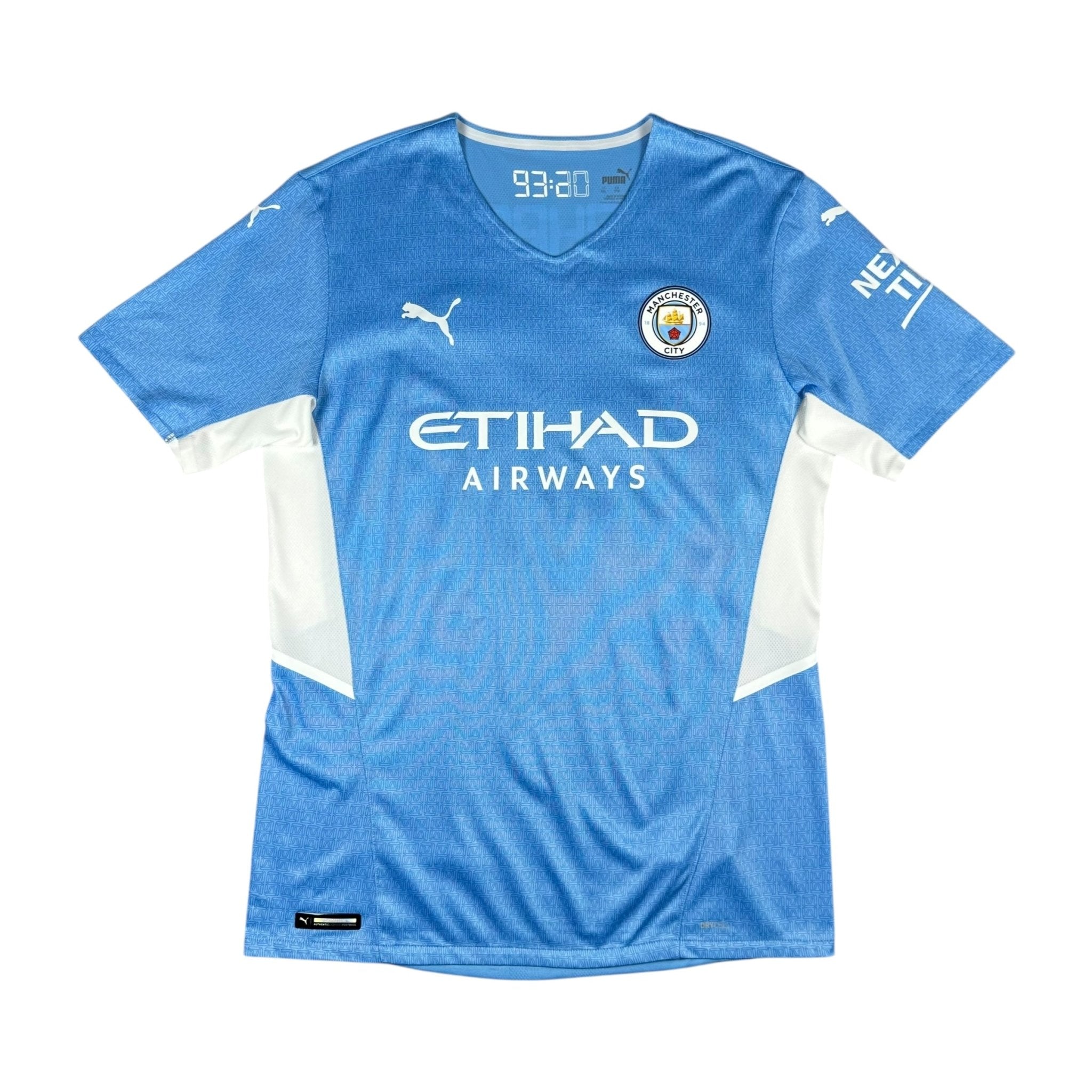 Manchester City 2021-22 Home Shirt (XXL) Mahrez #26 - Kitplug