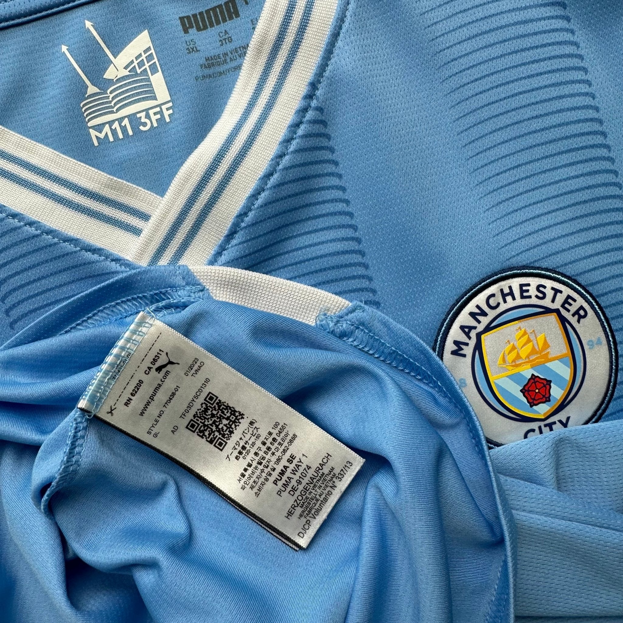 Manchester City 2022 - 23 Home Shirt (3XL) Haaland 9 - Kitplug
