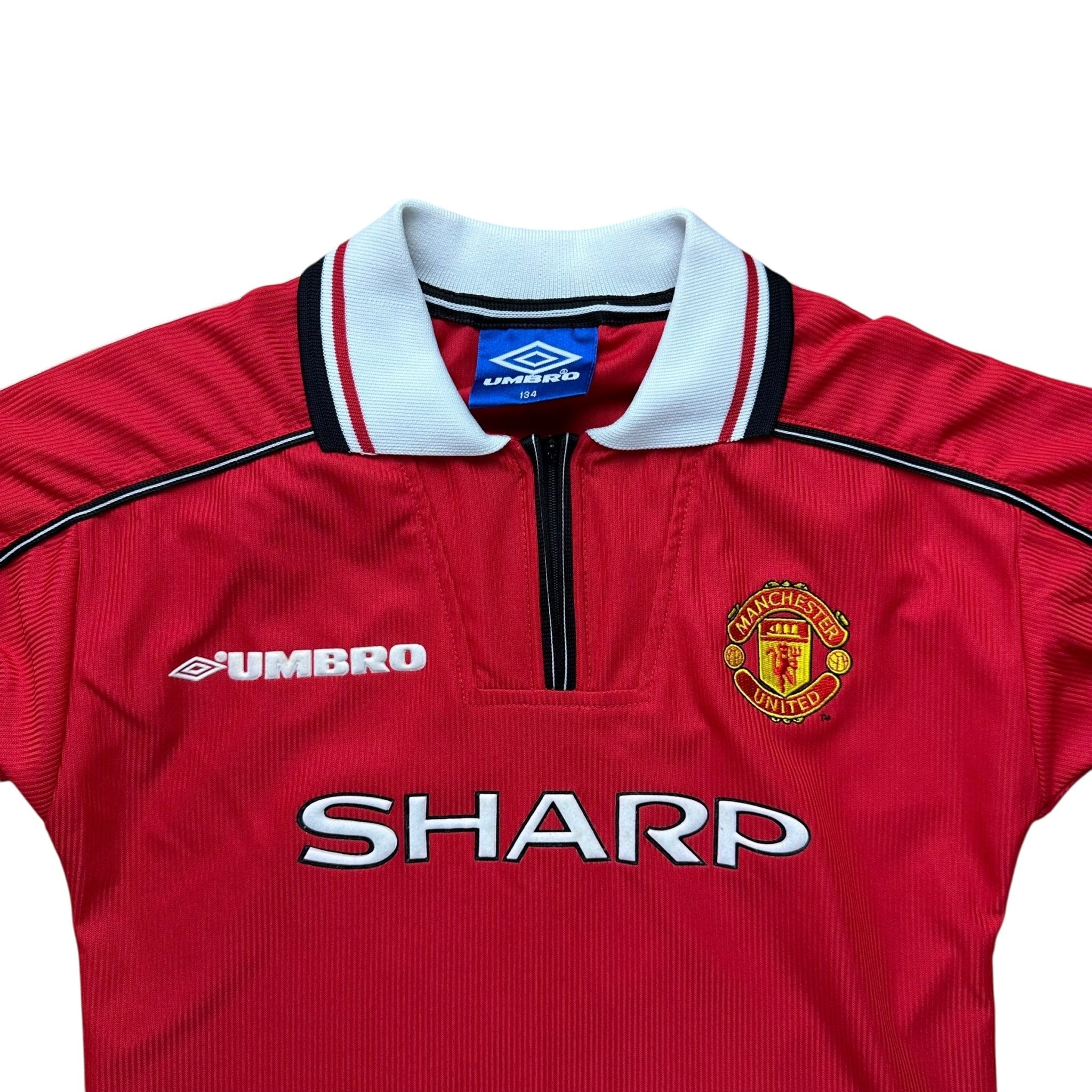 Manchester United 1998 - 00 Home Shirt (8 - 9 Years) - Kitplug