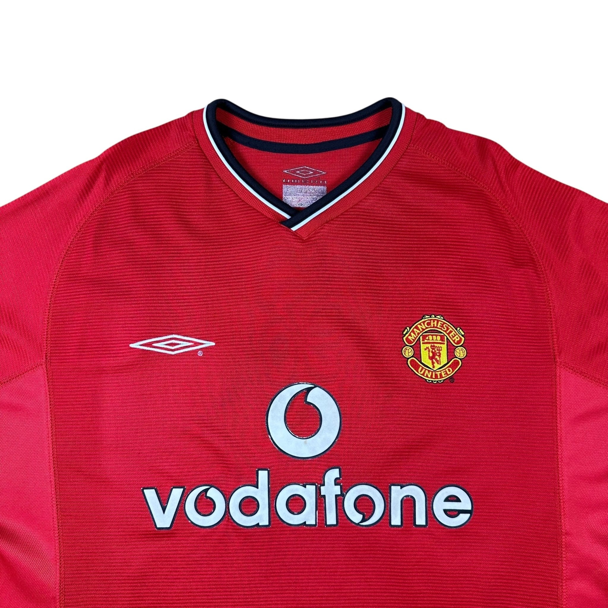 Manchester United 2000-01 Home Shirt (XL) Beckham #7 - Kitplug