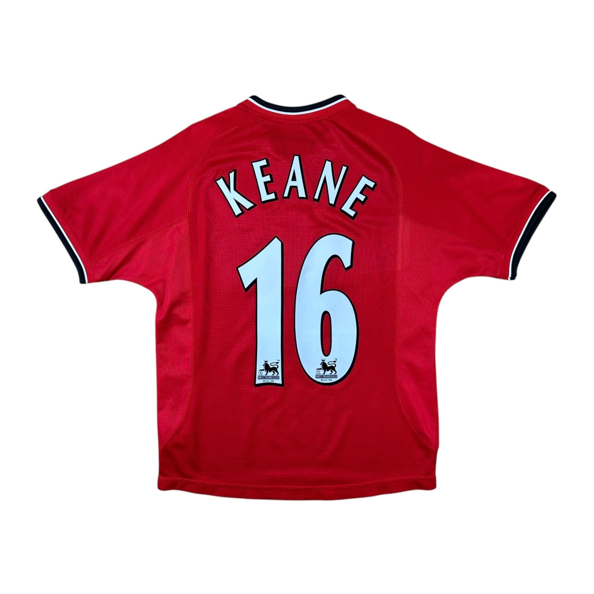 Manchester United 2000-01 Home Shirt (Youth XL) Keane #16 - Kitplug