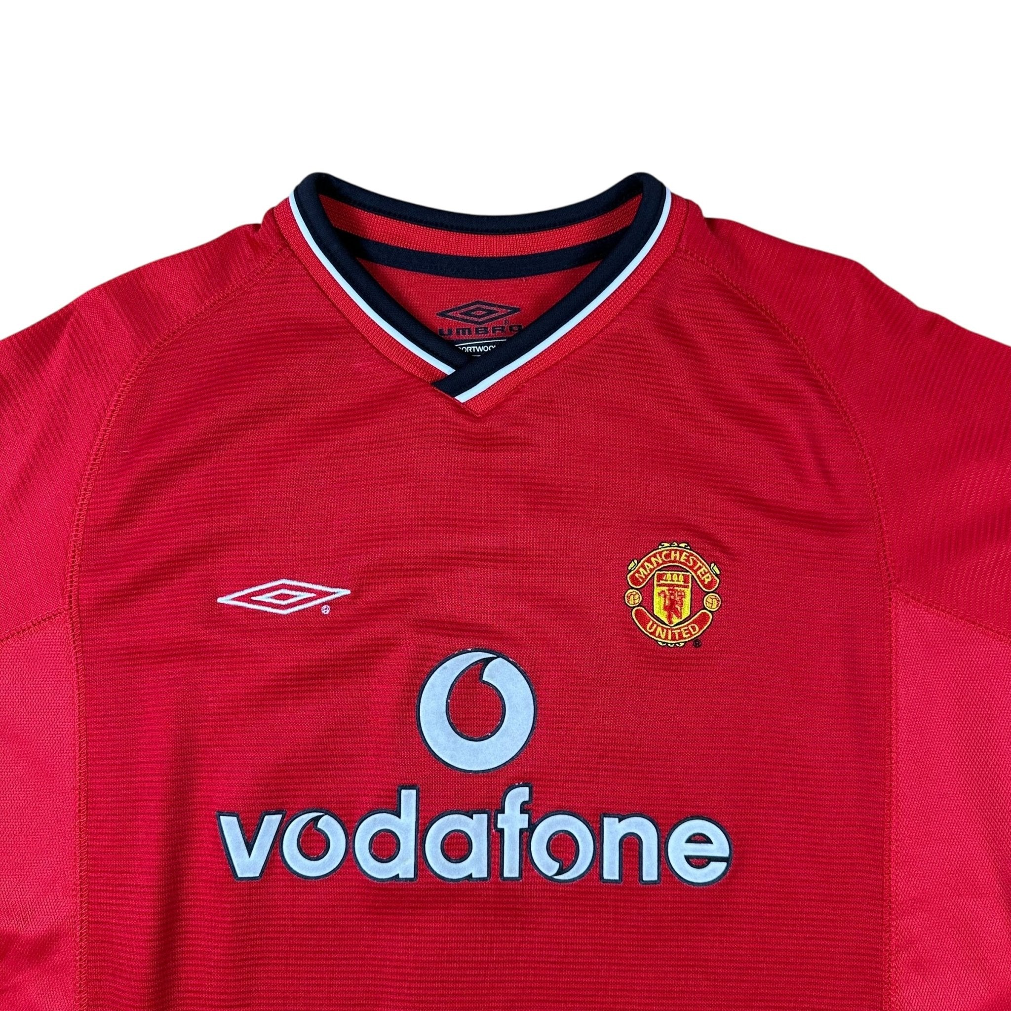 Manchester United 2000-01 Home Shirt (Youth XL) Keane #16 - Kitplug
