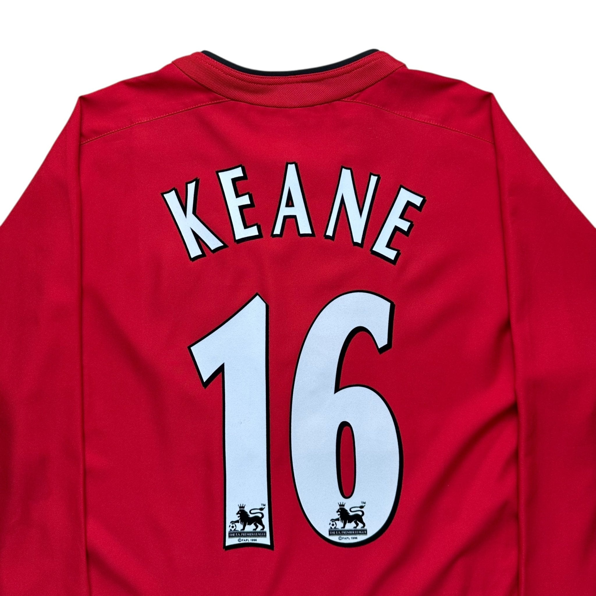 Manchester United 2002 - 03 Home Shirt (XL) Keane 16 - Kitplug