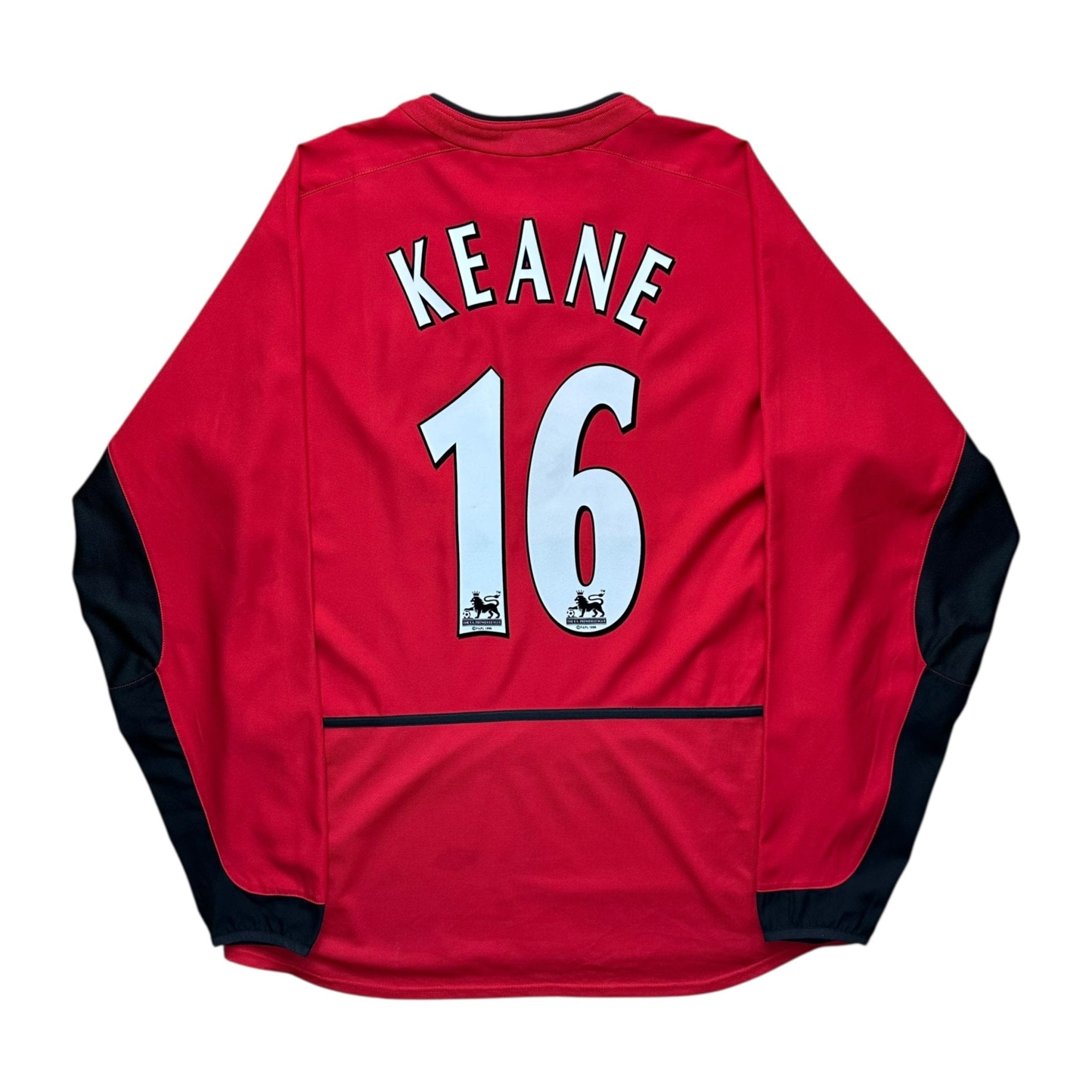 Manchester United 2002 - 03 Home Shirt (XL) Keane 16 - Kitplug