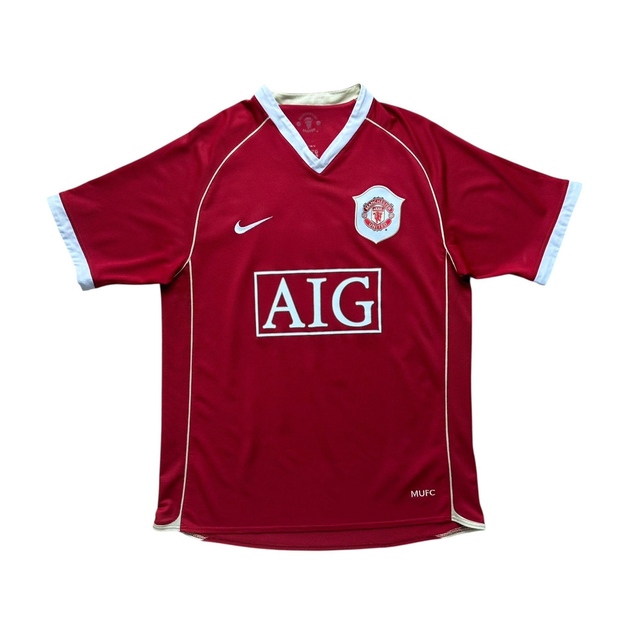 Manchester United 2006 - 07 Home Shirt (M) Ronaldo 7 - Kitplug
