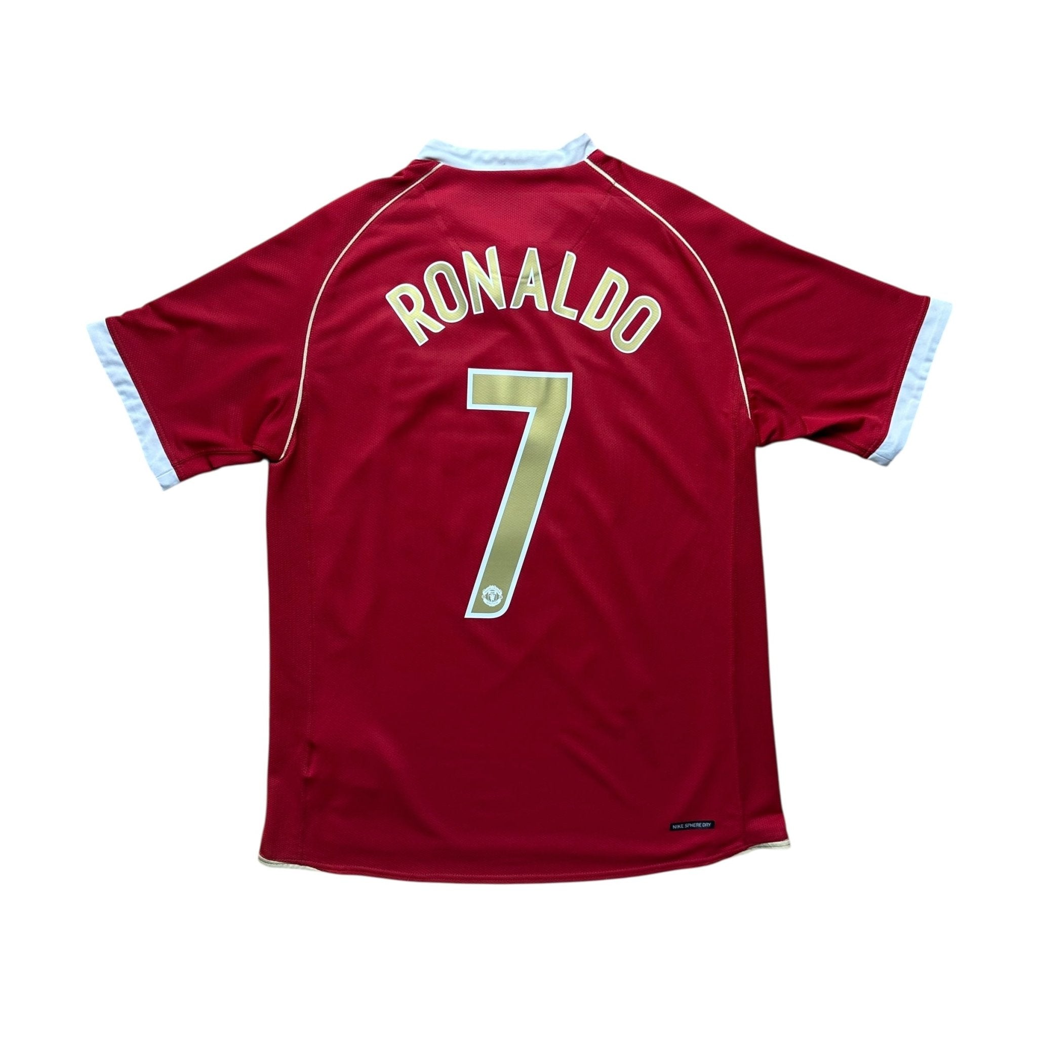 Manchester United 2006 - 07 Home Shirt (M) Ronaldo 7 - Kitplug