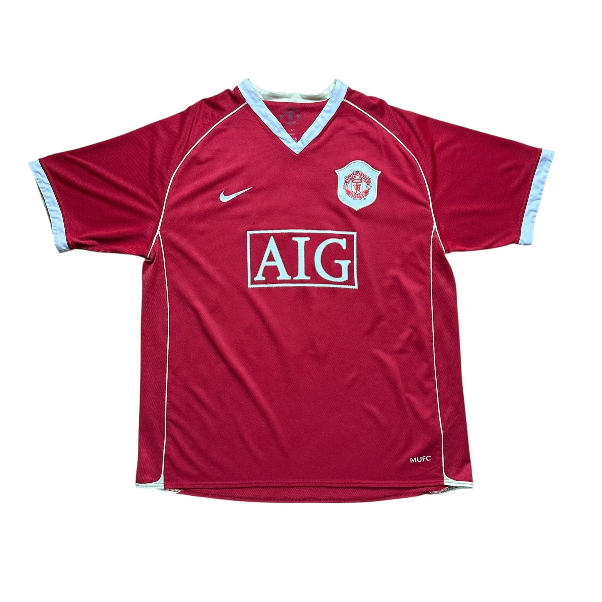 Manchester United 2006 - 07 Home Shirt (XL) Larsson 17 - Kitplug