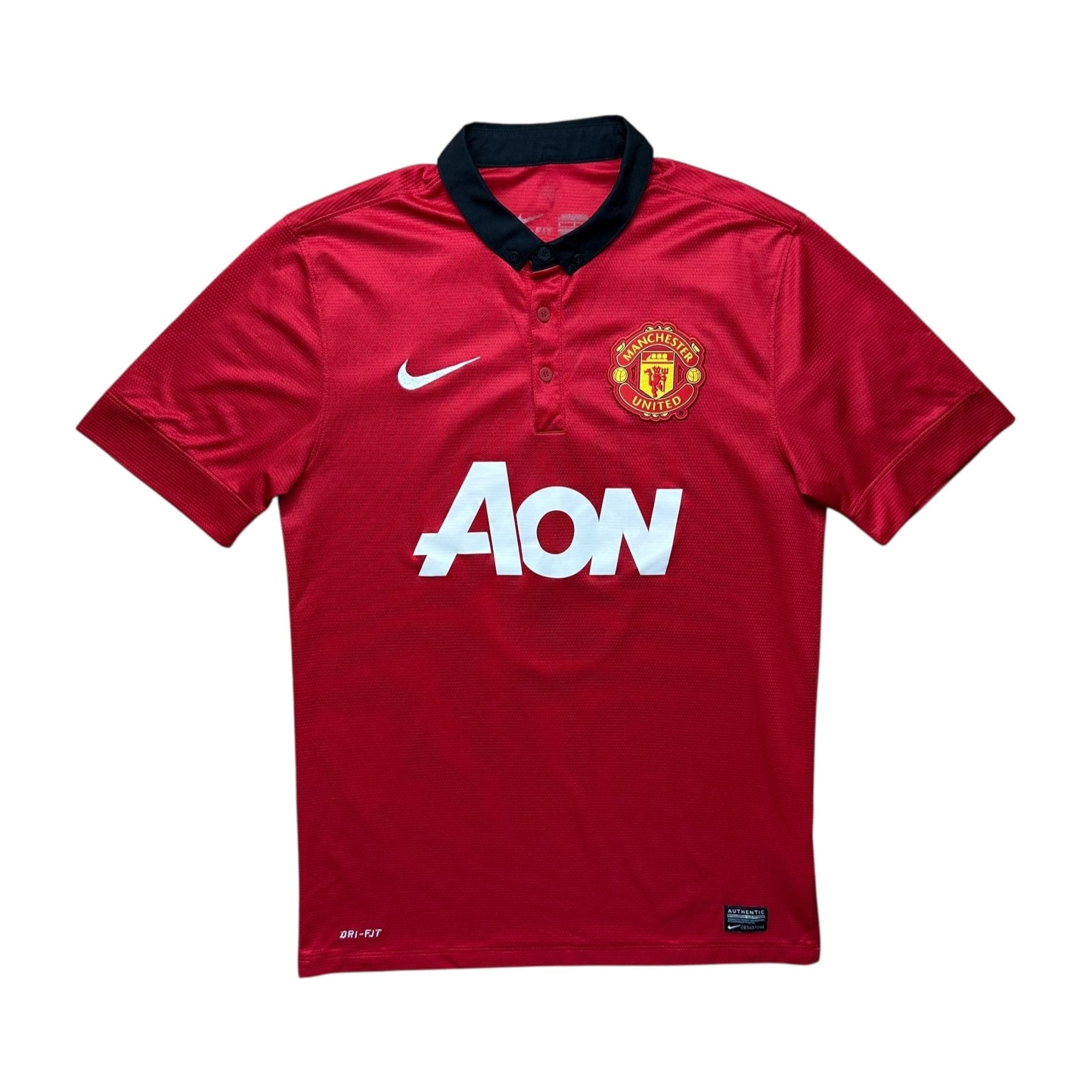 Manchester United 2013 - 14 Home Shirt (S) Mata 8 - Kitplug