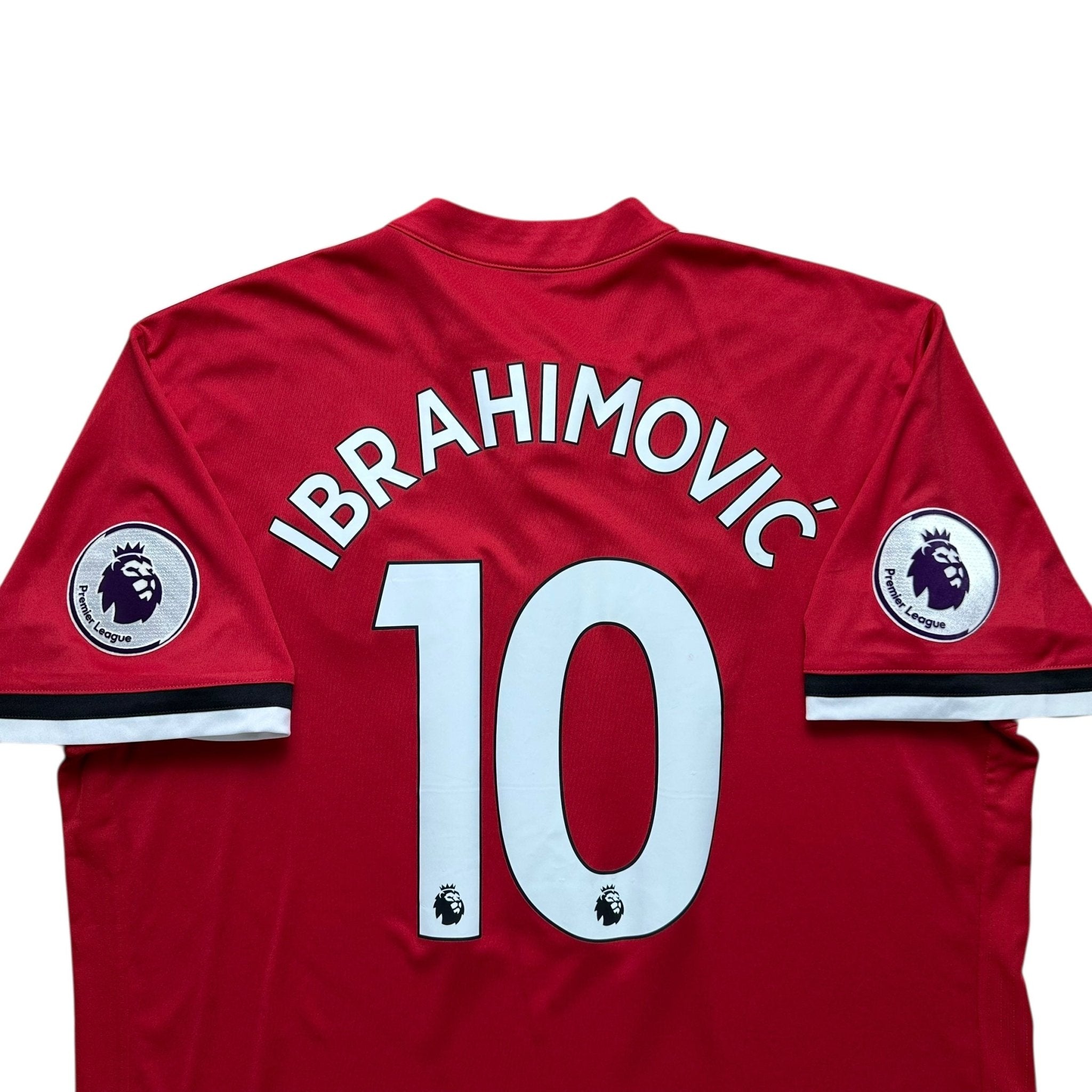 Manchester United 2017 - 18 Home Shirt (XL) Ibrahimovic 10 - Kitplug