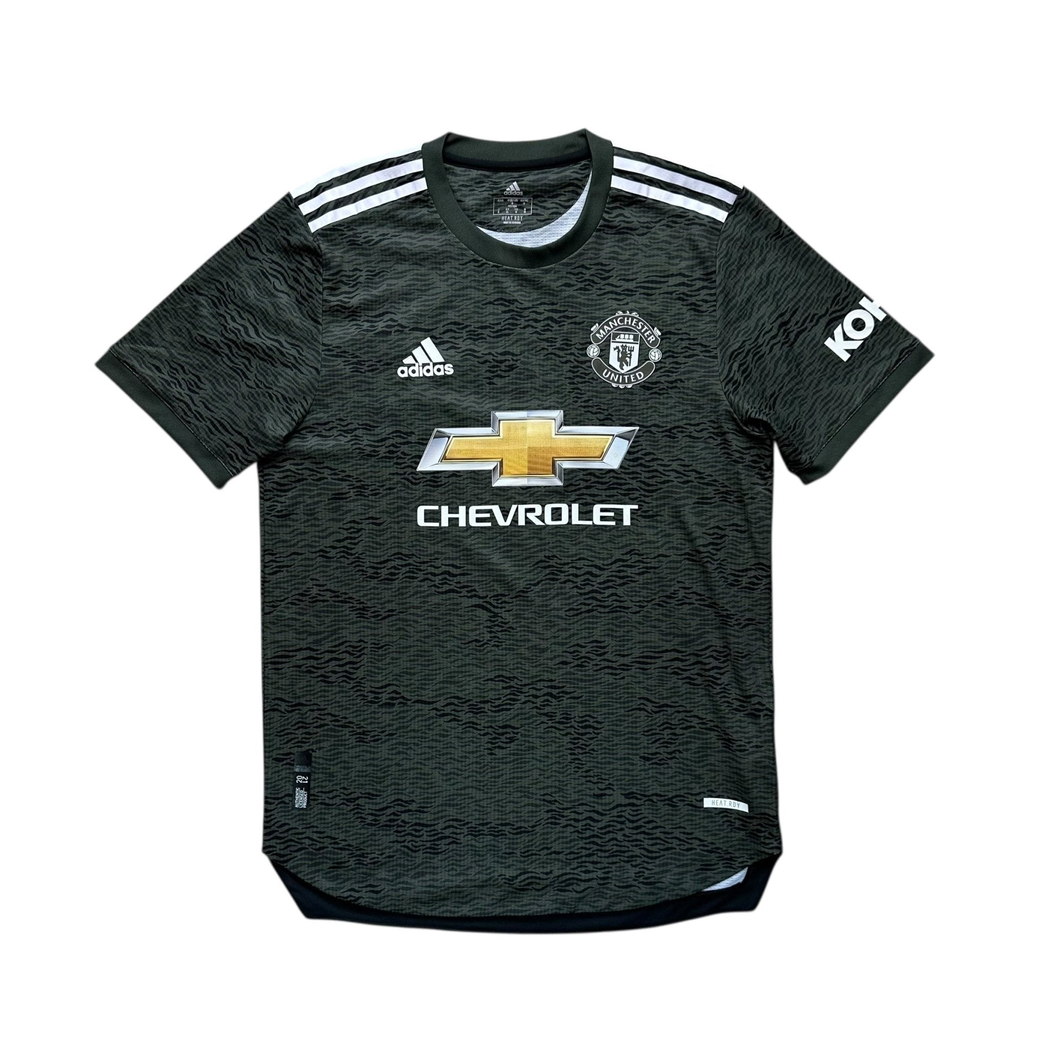 Manchester United 2020 - 21 Authentic Away Shirt (M) Wan - Bissaka 29 - Kitplug