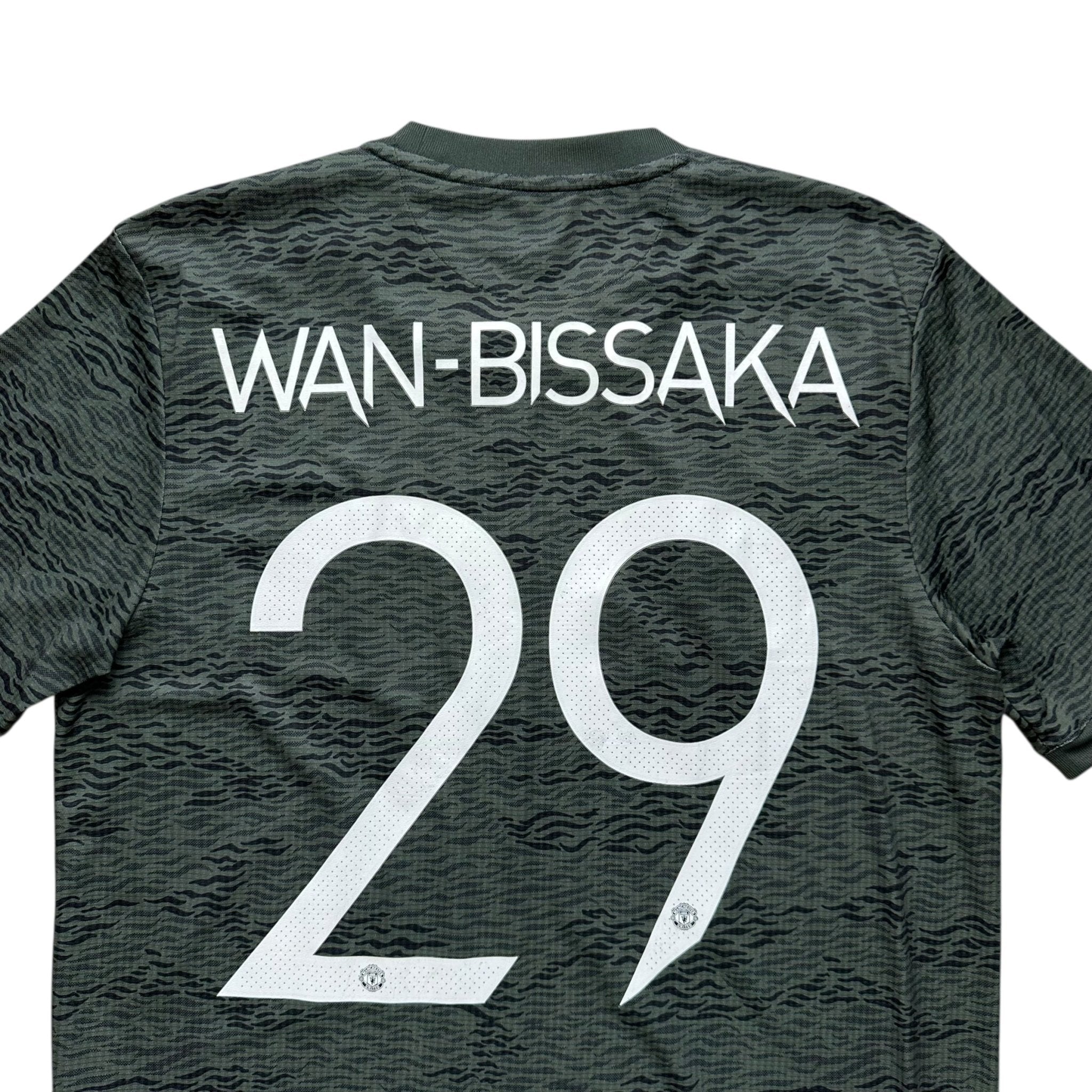 Manchester United 2020 - 21 Authentic Away Shirt (M) Wan - Bissaka 29 - Kitplug