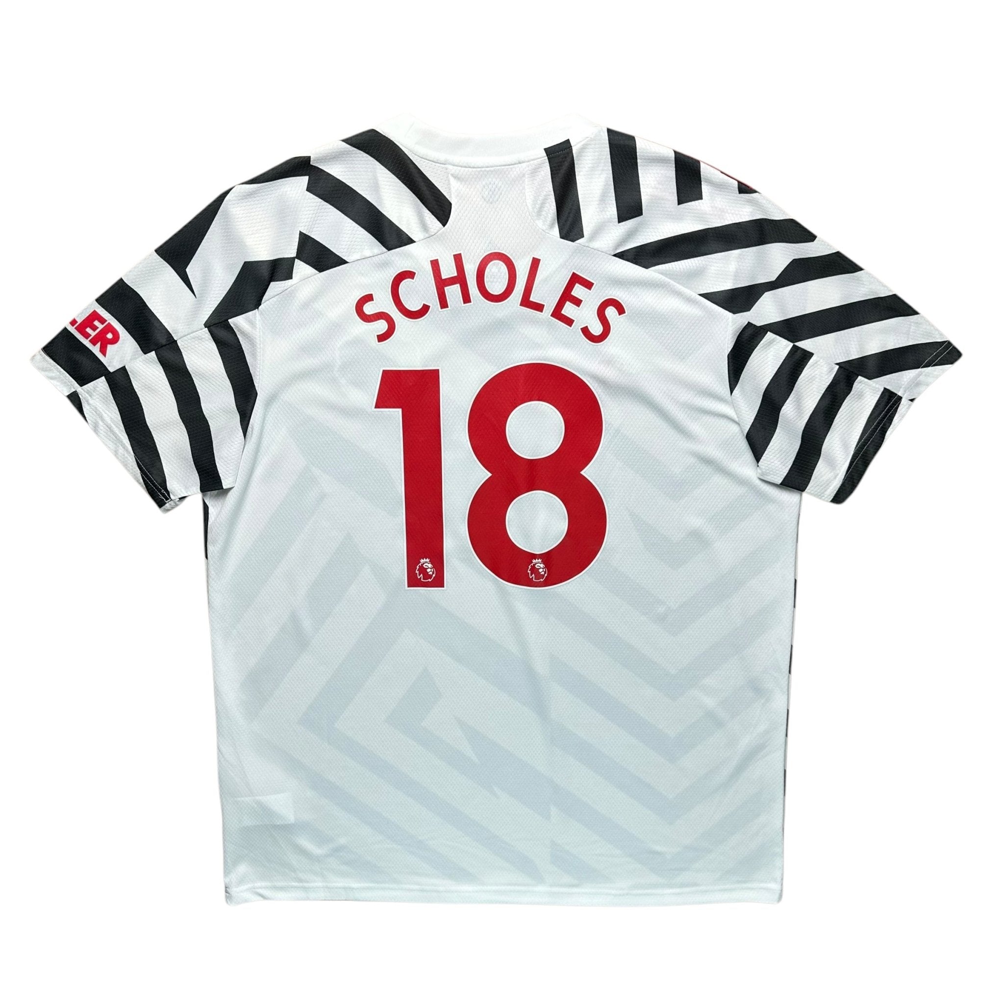 Manchester United 2020 - 21 Third Shirt (XL) Scholes 18 - Kitplug