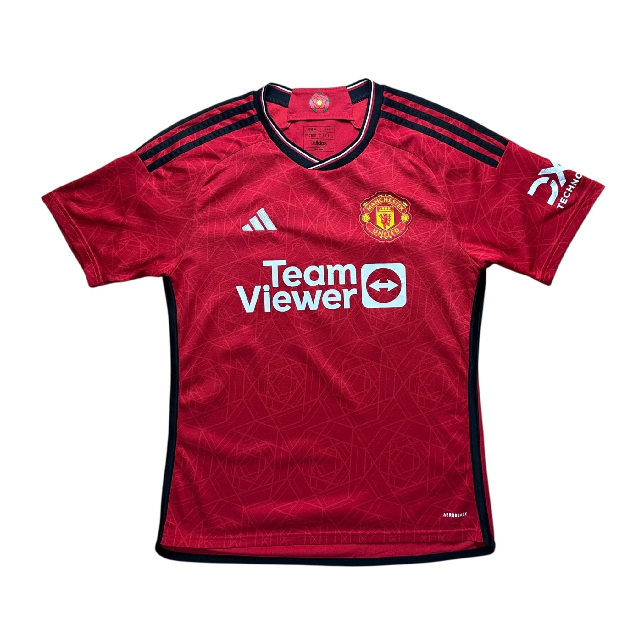 Manchester United 2023 - 24 Home Shirt (M) Mainoo 37 - Kitplug