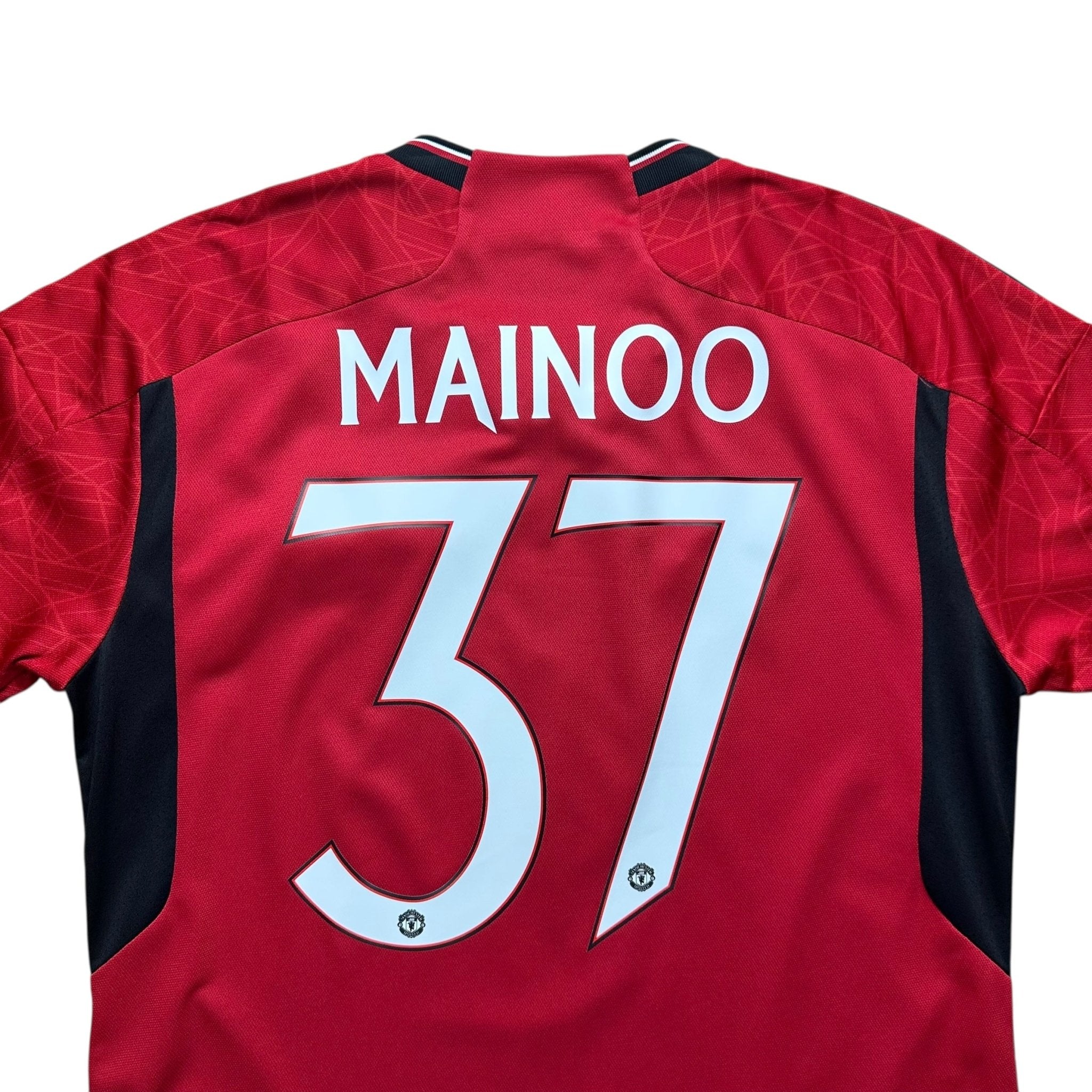 Manchester United 2023 - 24 Home Shirt (M) Mainoo 37 - Kitplug