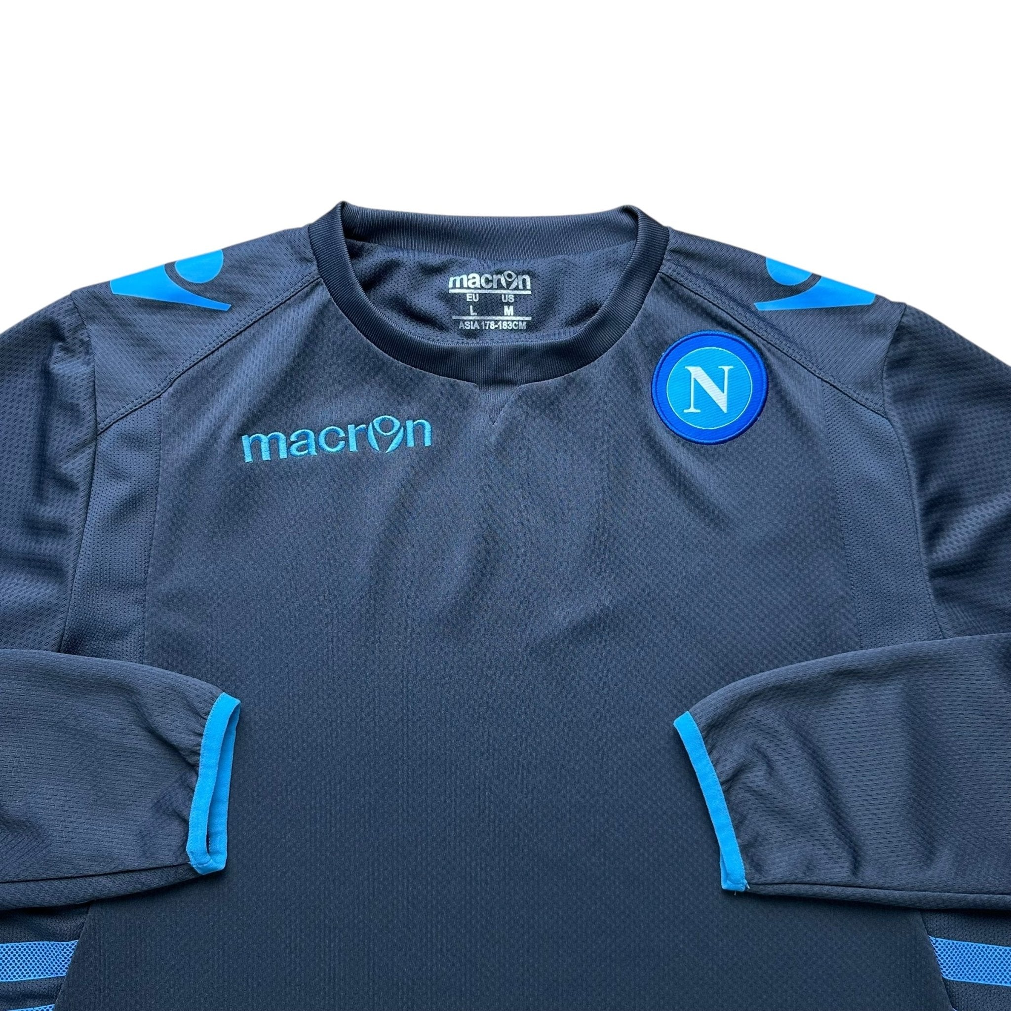 Napoli 2013 - 14 Training Player Issue Sweatshirt (L) Albiol 33 - Kitplug