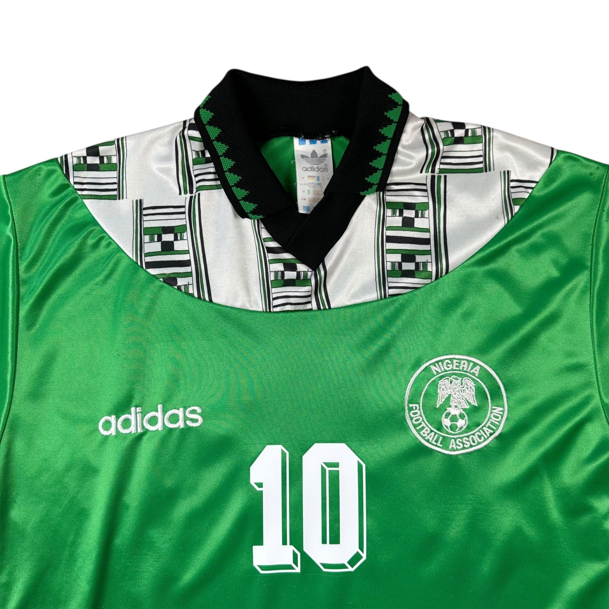 Nigeria 1994 Home Shirt (M) Okocha #10 - Kitplug