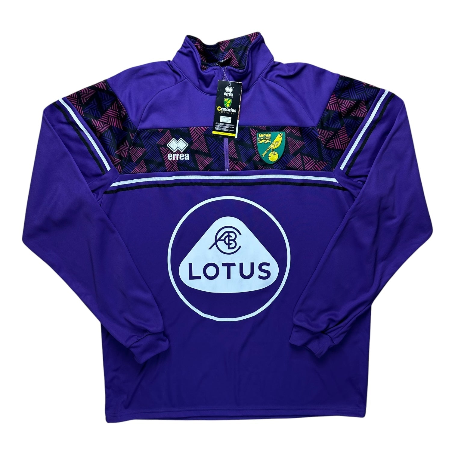 Norwich 2020 - 21 Training 1/4 Zip Sweatshirt (4XL) BNWT - Kitplug