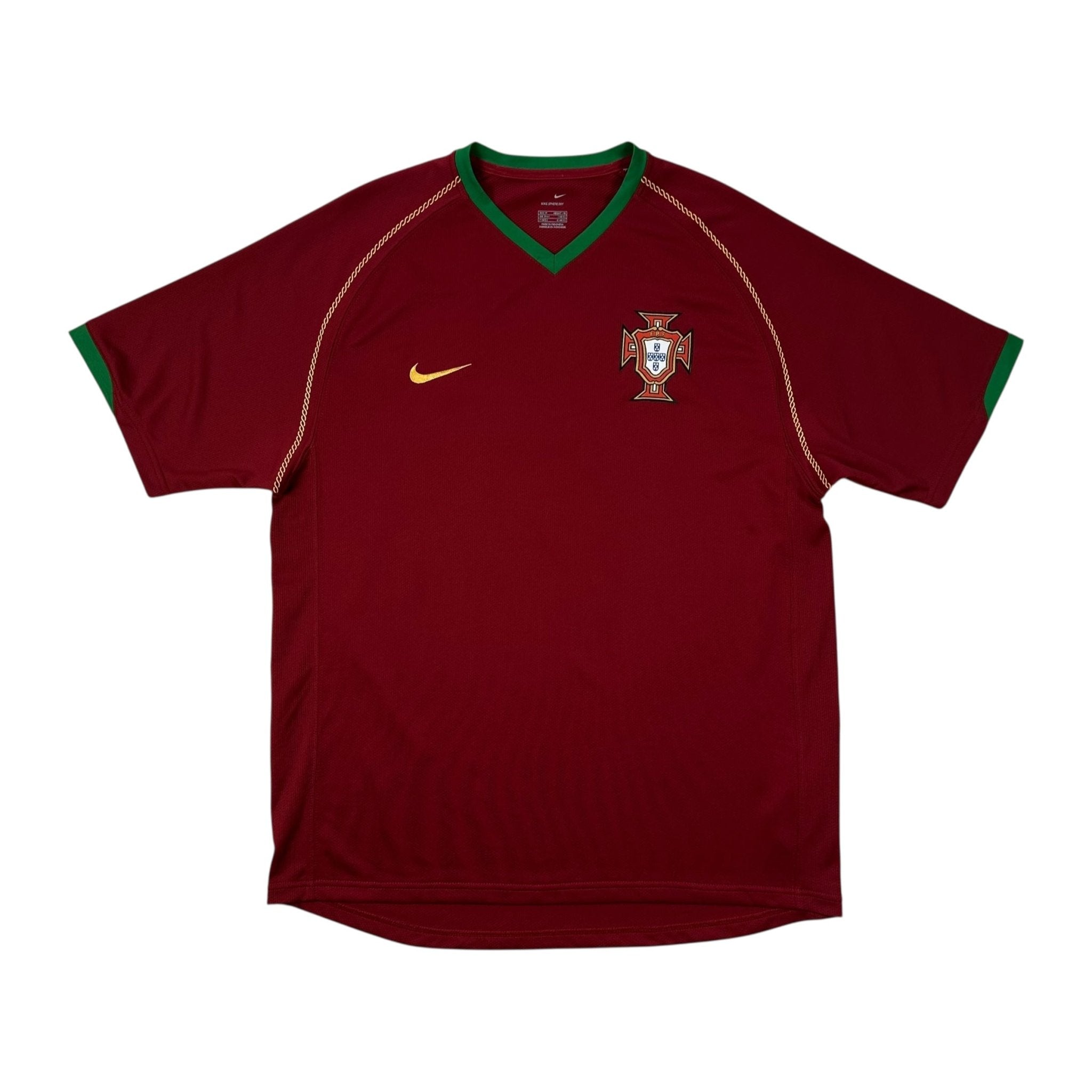 Portugal 2006 Home Shirt (M) C.Ronaldo 17 - Kitplug