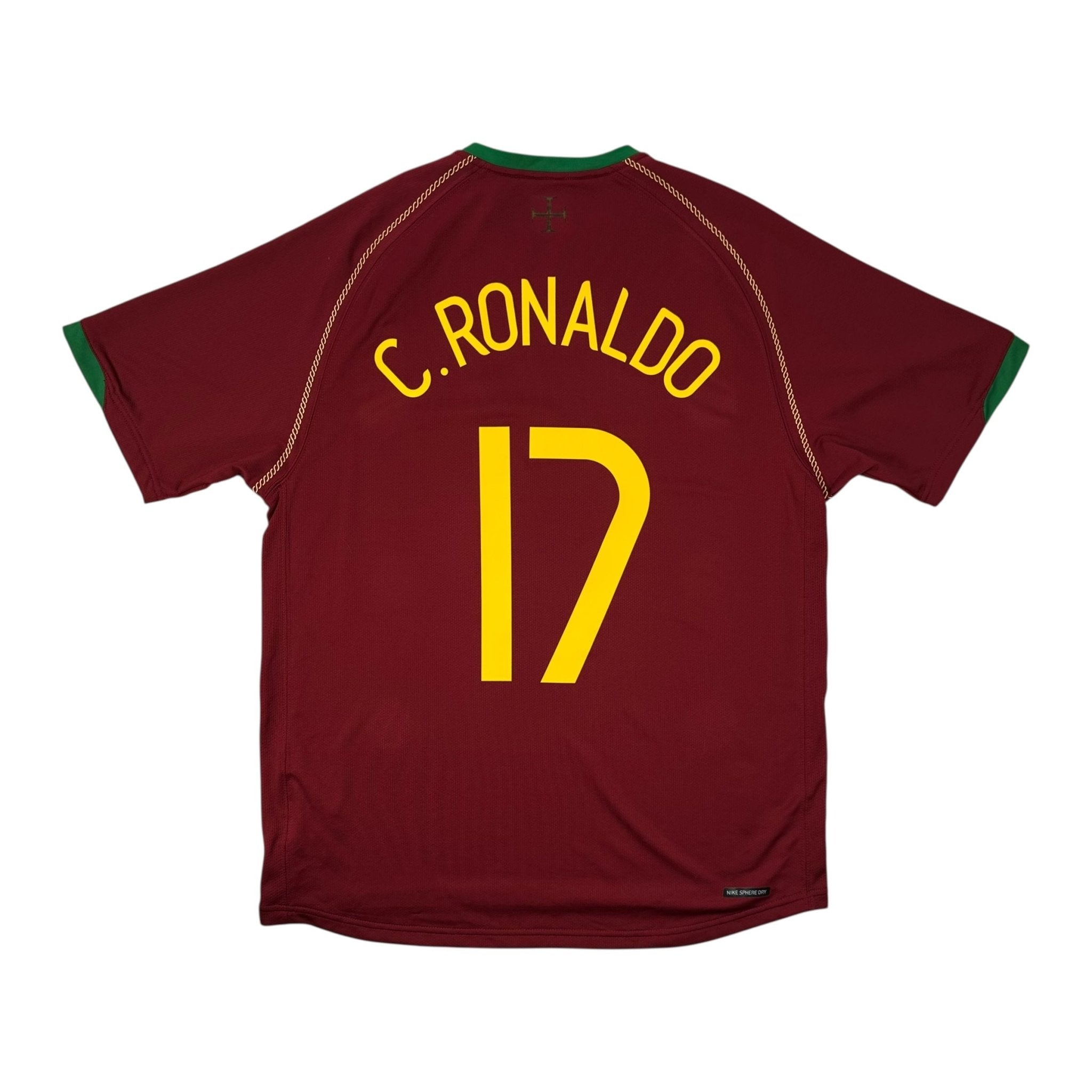 Portugal 2006 Home Shirt (M) C.Ronaldo 17 - Kitplug