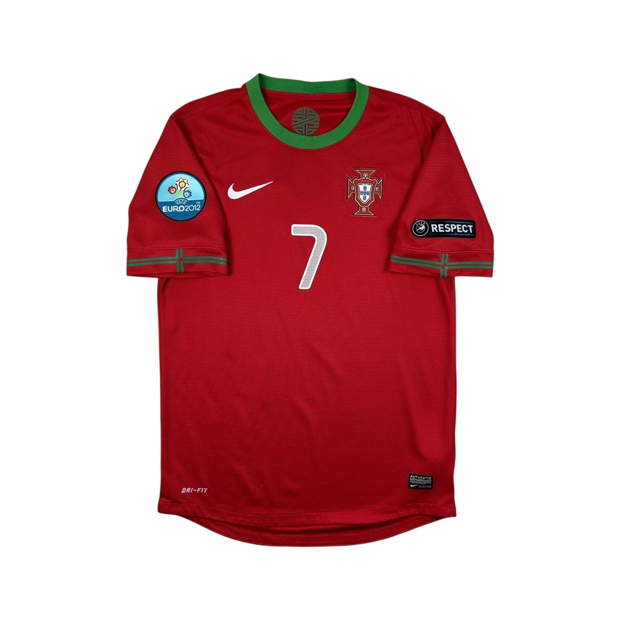 Portugal 2012 Home Shirt (S) Ronaldo 7 - Kitplug