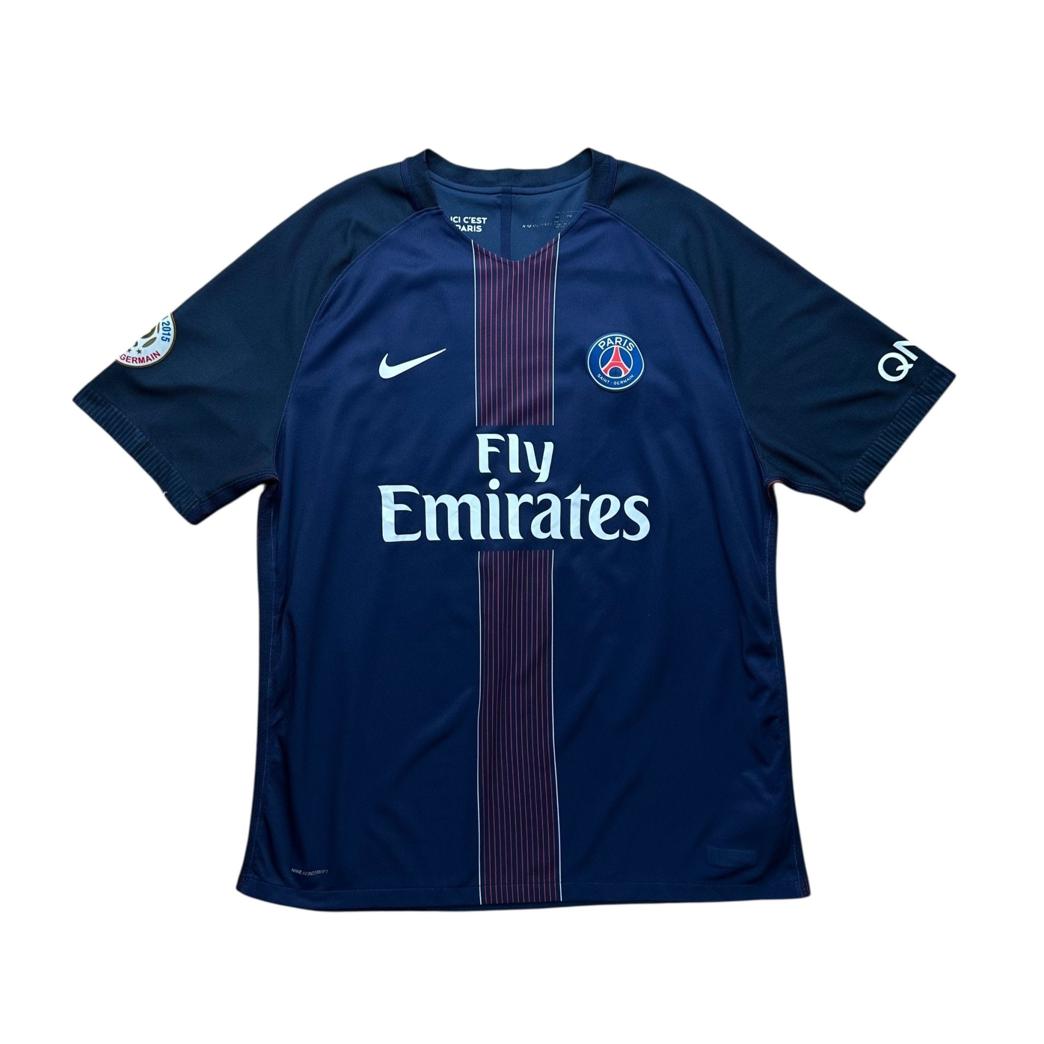 PSG 2016 - 17 Vapor - Knit Home Shirt (XL) T.Silva 2 - Kitplug