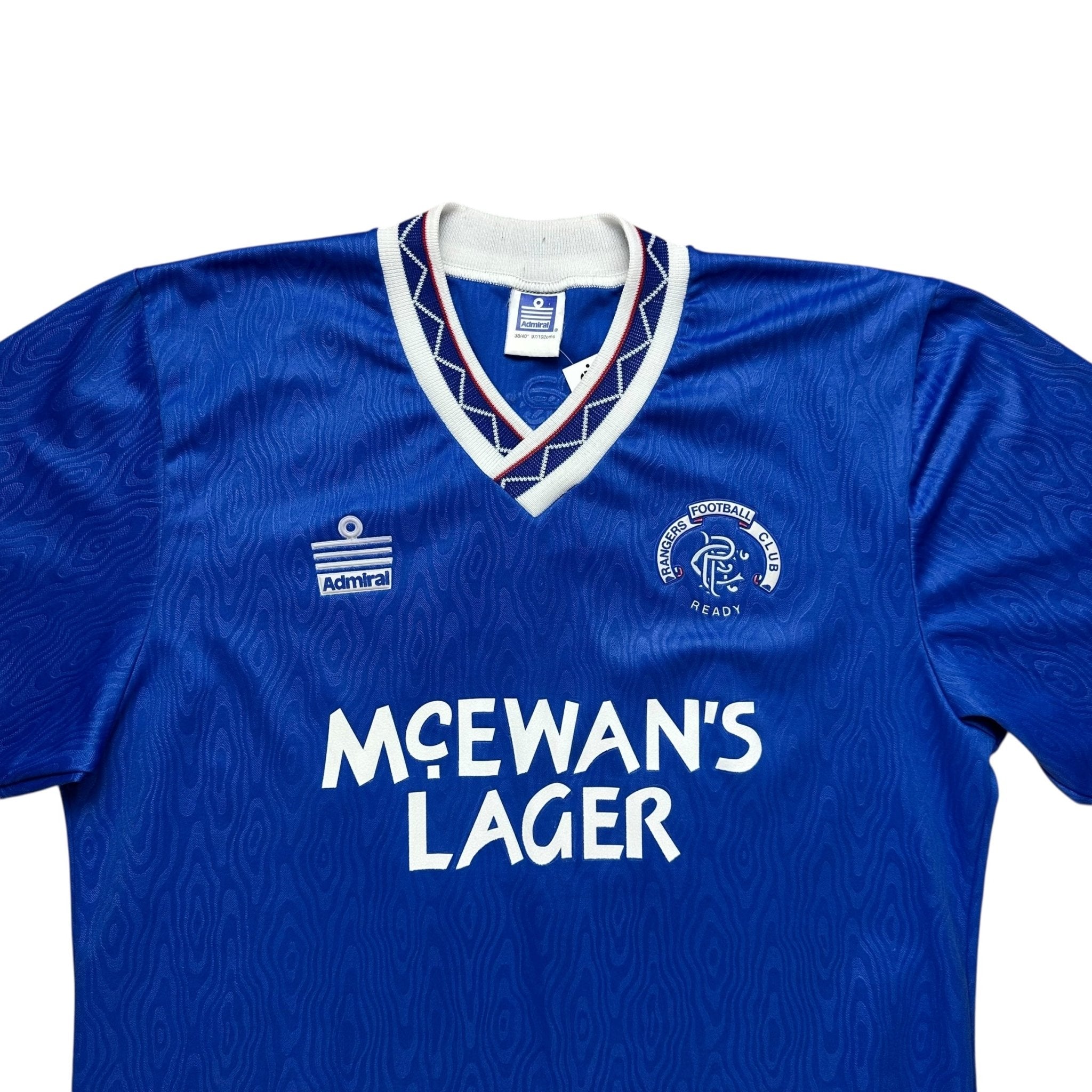 Rangers 1990 - 92 Home Shirt (M) - Kitplug