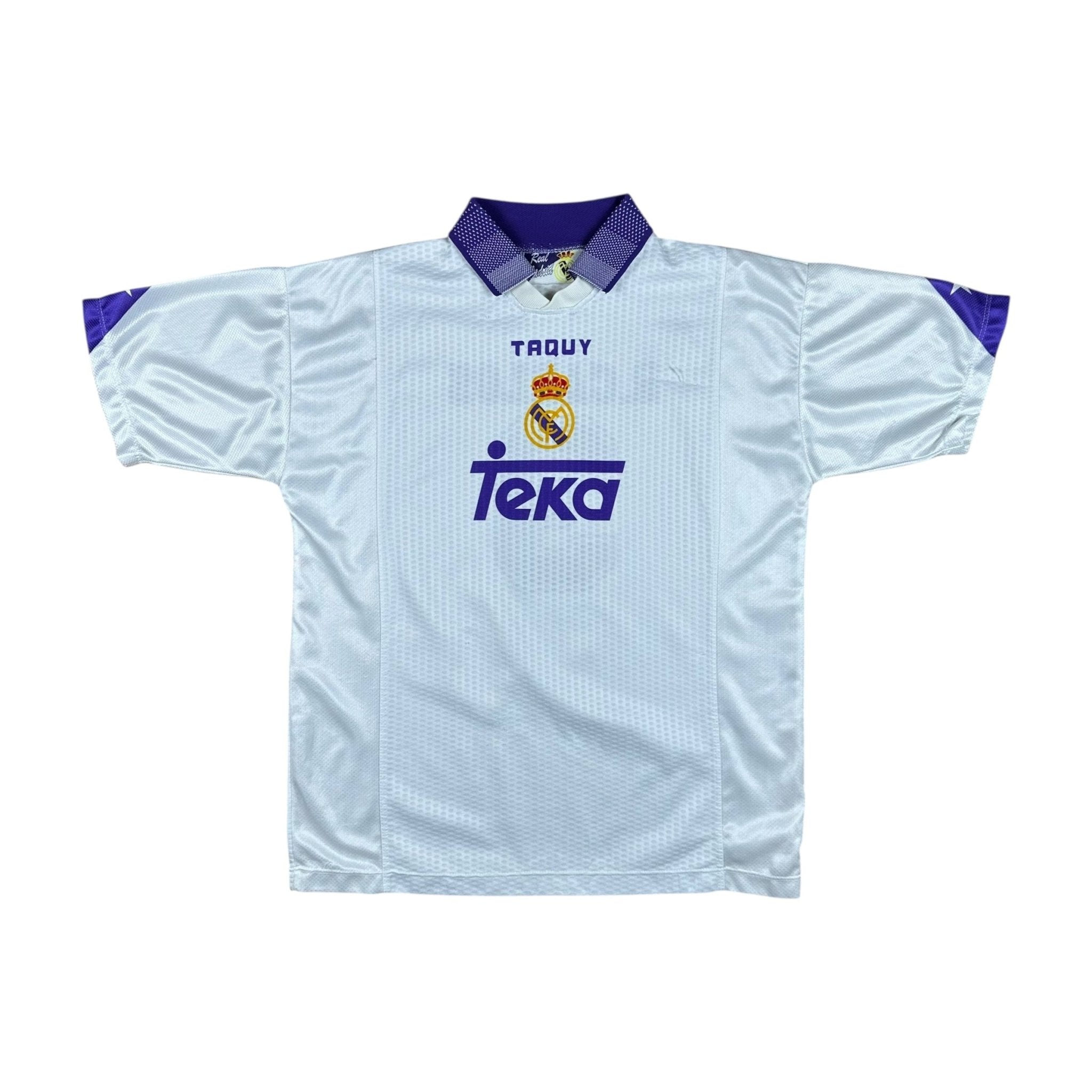 Real Madrid 1997-98 Home Shirt (XS) R.Carlos #3 - Kitplug