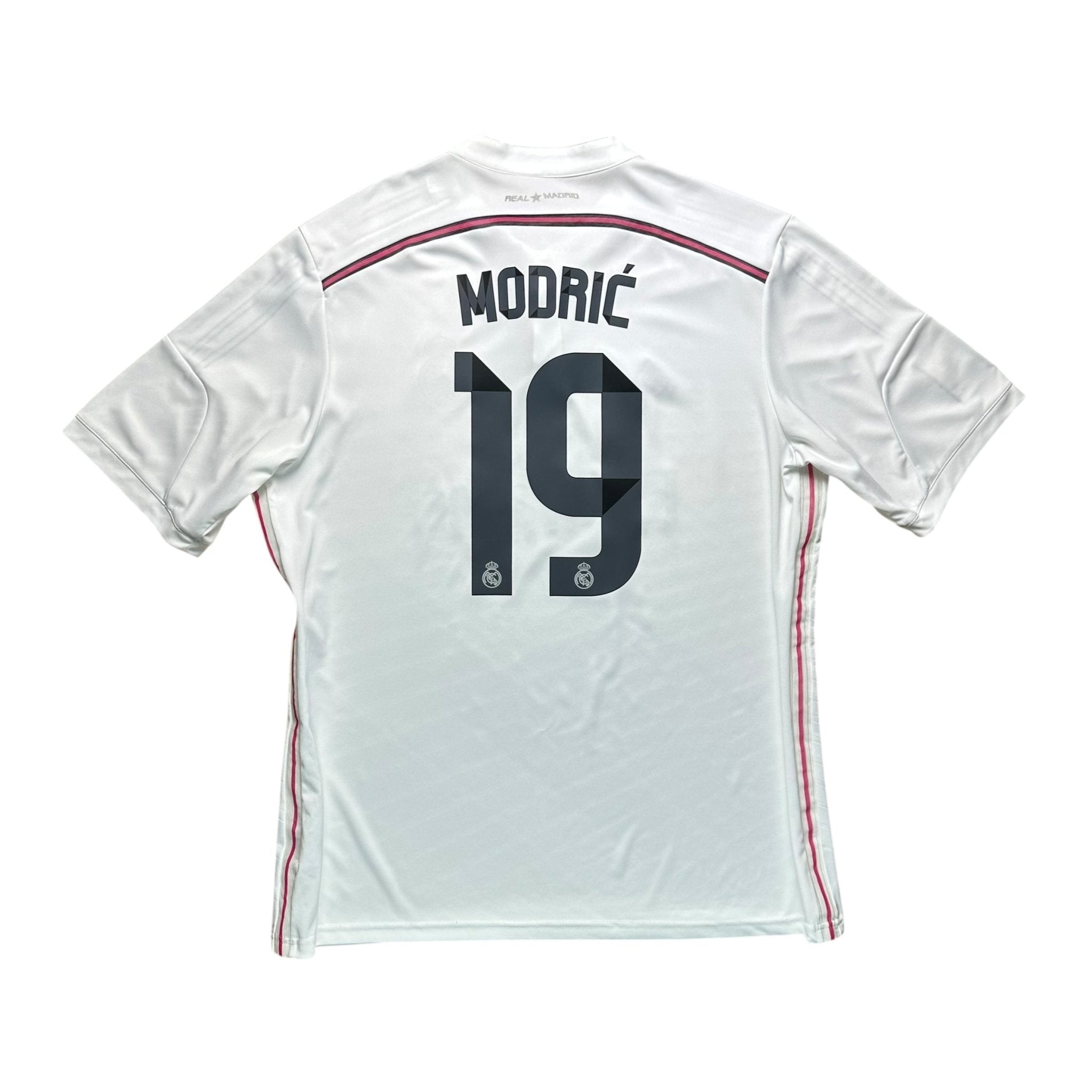 Real Madrid 2014 - 15 Home Shirt (XL) Modrić 19 - Kitplug