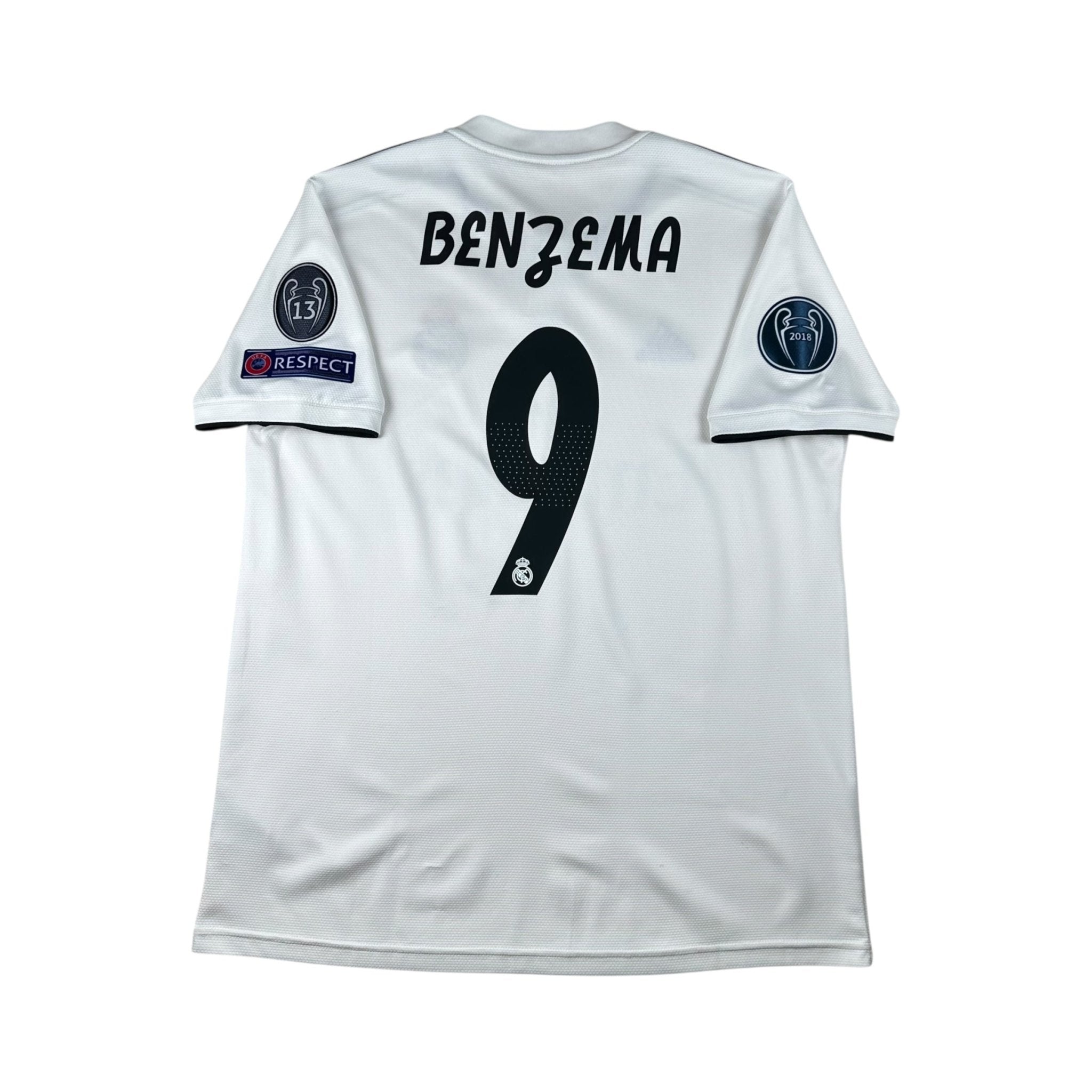Real Madrid 2018-19 Home Shirt (L) Benzema 9 - Kitplug