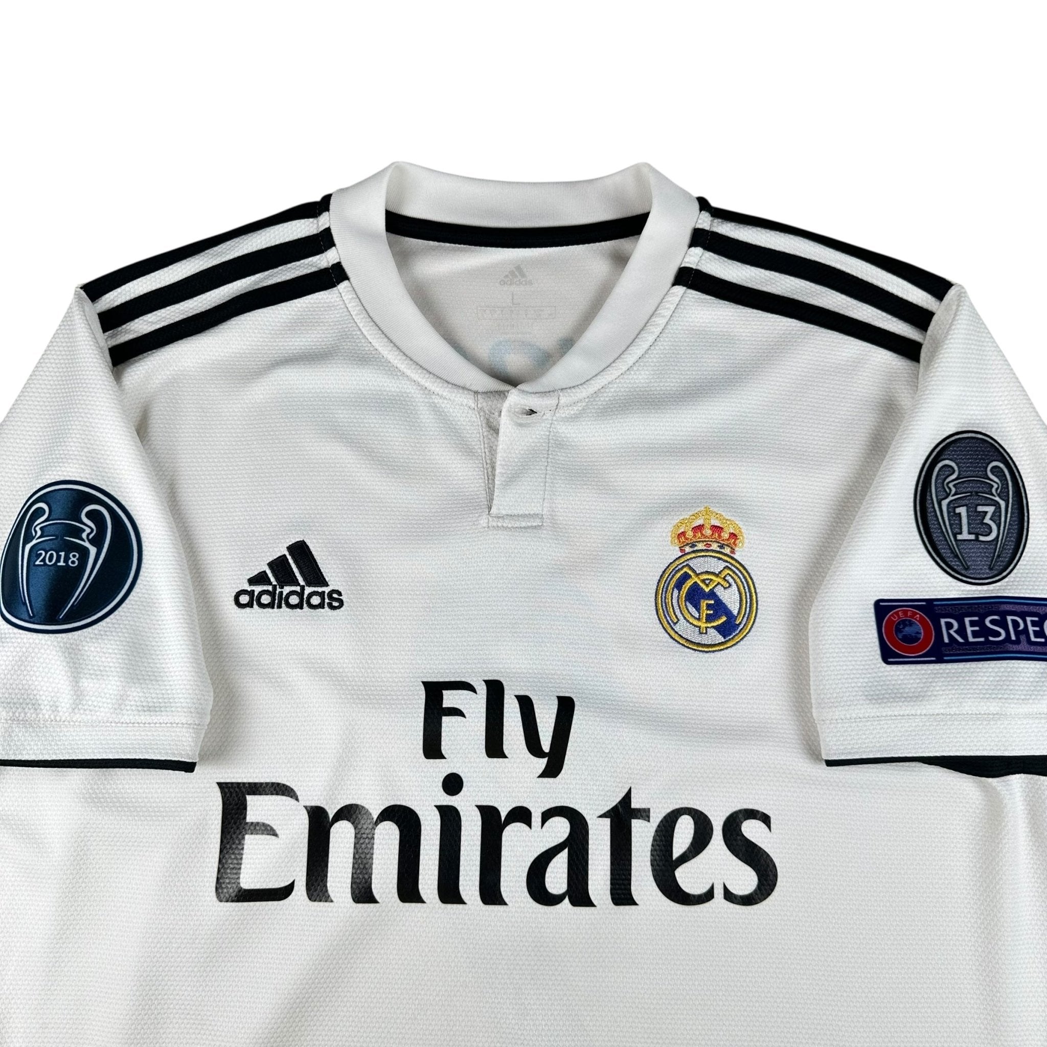 Real Madrid 2018-19 Home Shirt (L) Benzema 9 - Kitplug