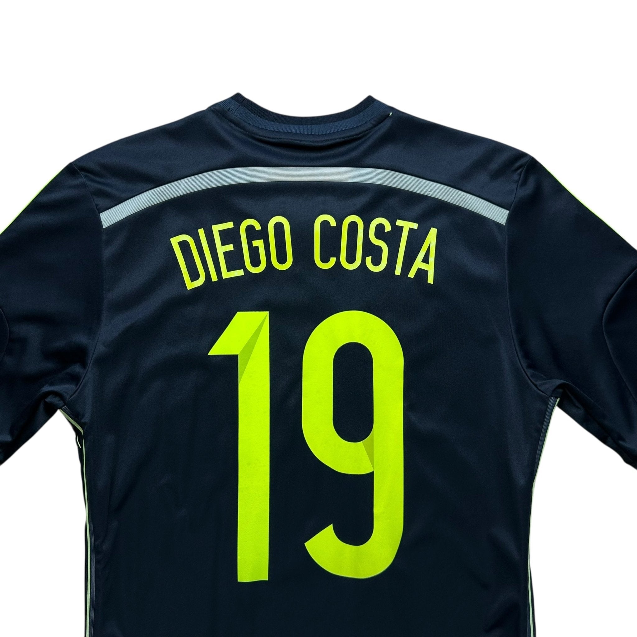 Spain 2014 Away Shirt (S) Diego Costa 19 - Kitplug