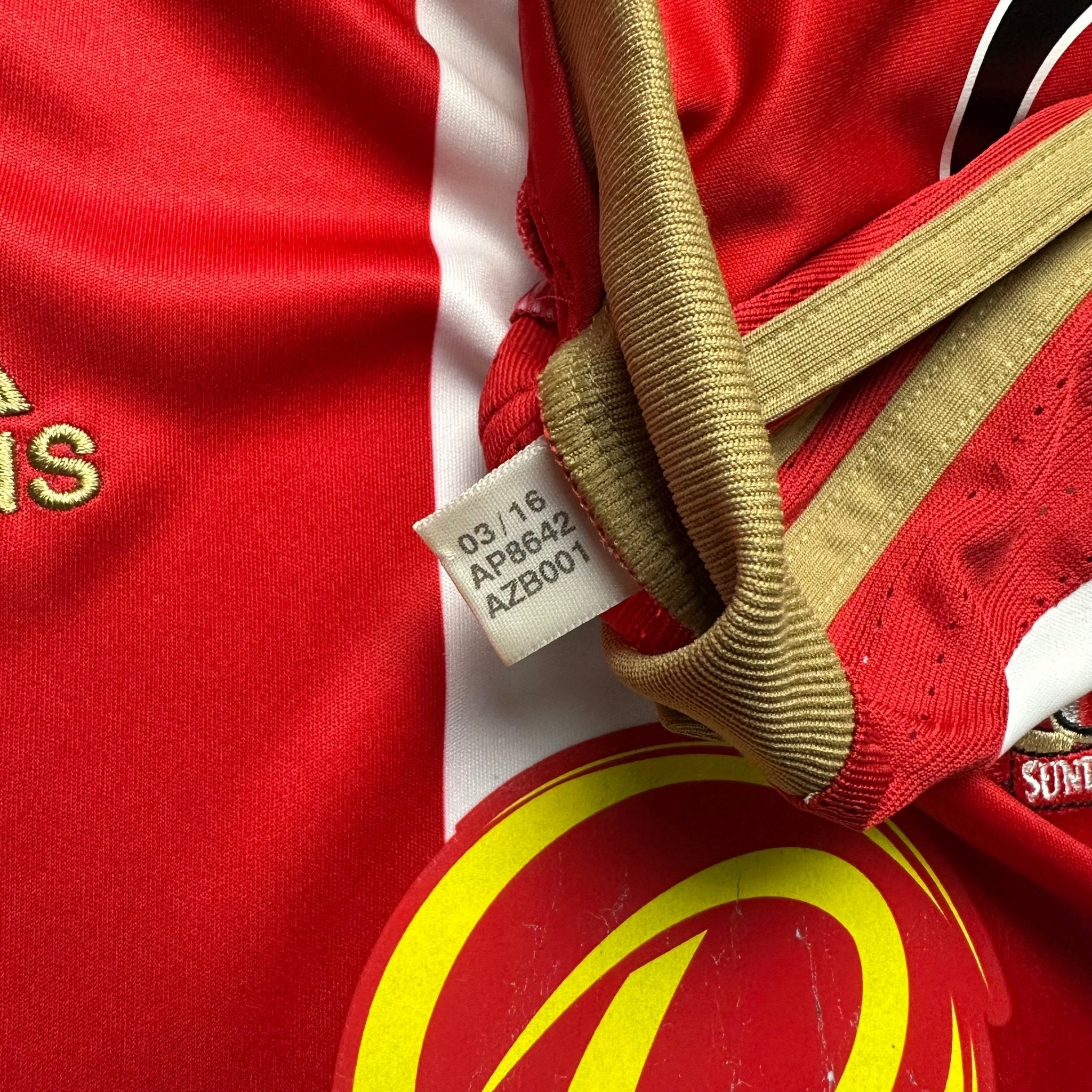 Sunderland 2016 - 17 Home Shirt (XL) Defoe 18 - Kitplug