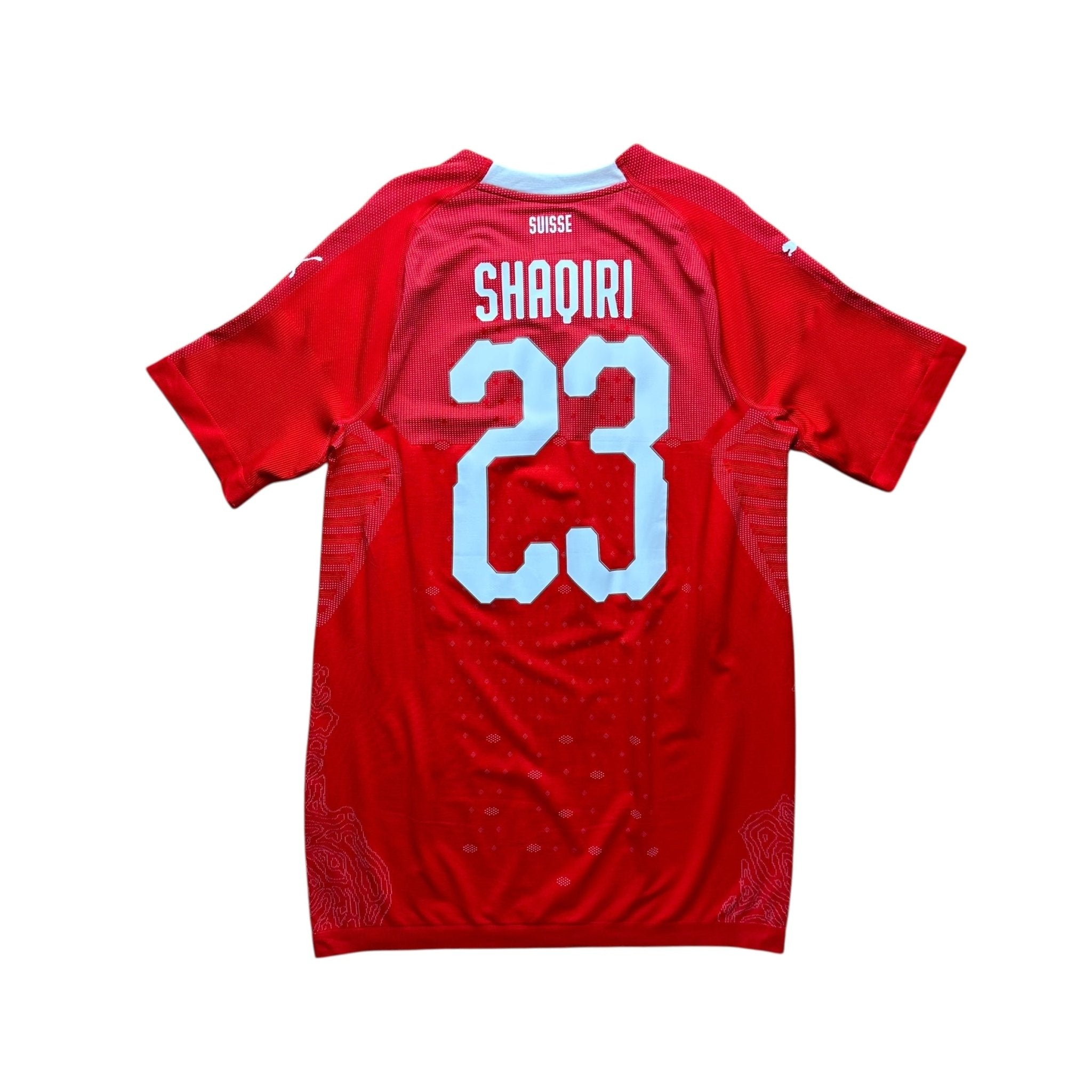Switzerland 2018 Authentic Home Shirt (L) Shaqiri 23 - Kitplug