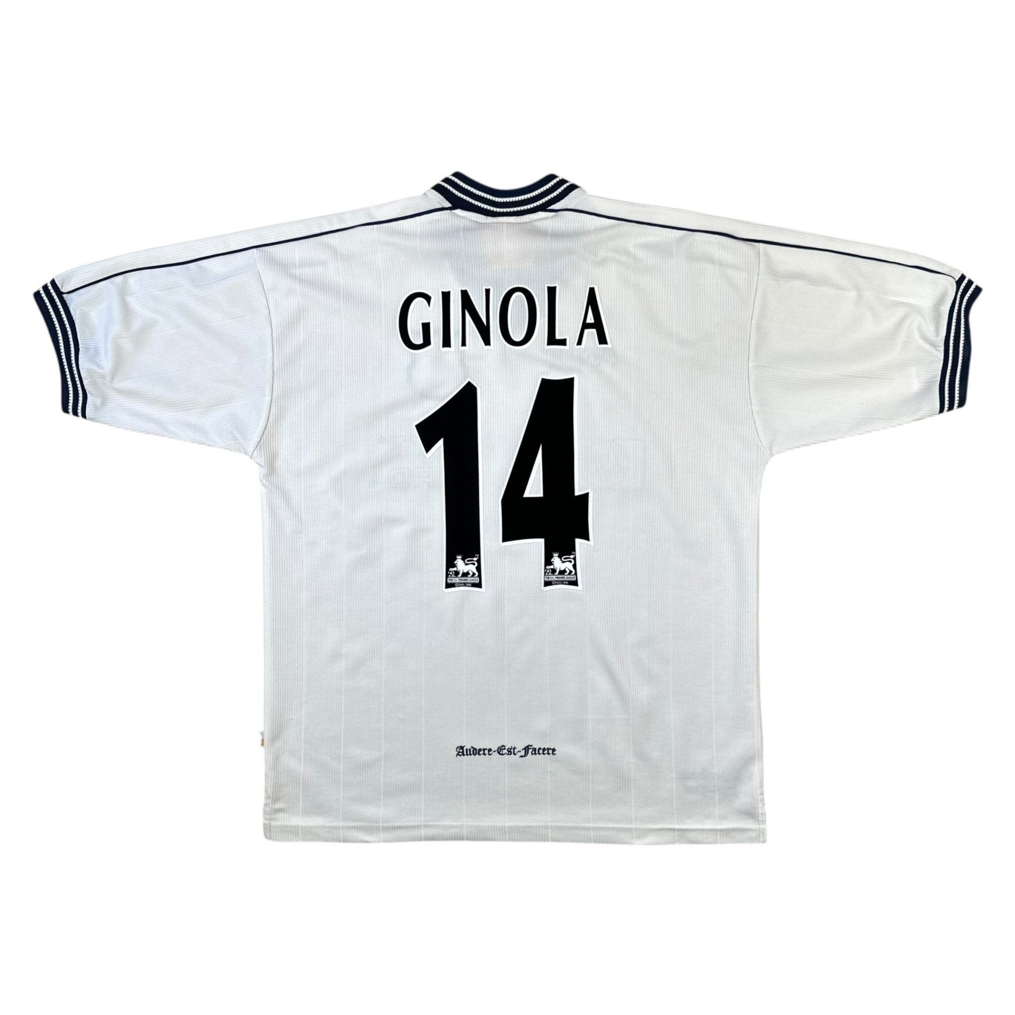 Tottenham 1997-99 Home Shirt (L) Ginola #14 - Kitplug