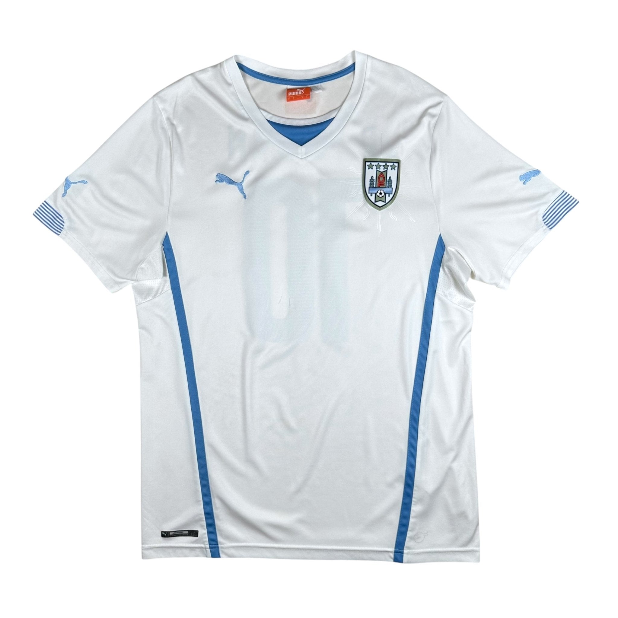Uruguay 2014 Home Shirt (L) D.Forlan 10 - Kitplug
