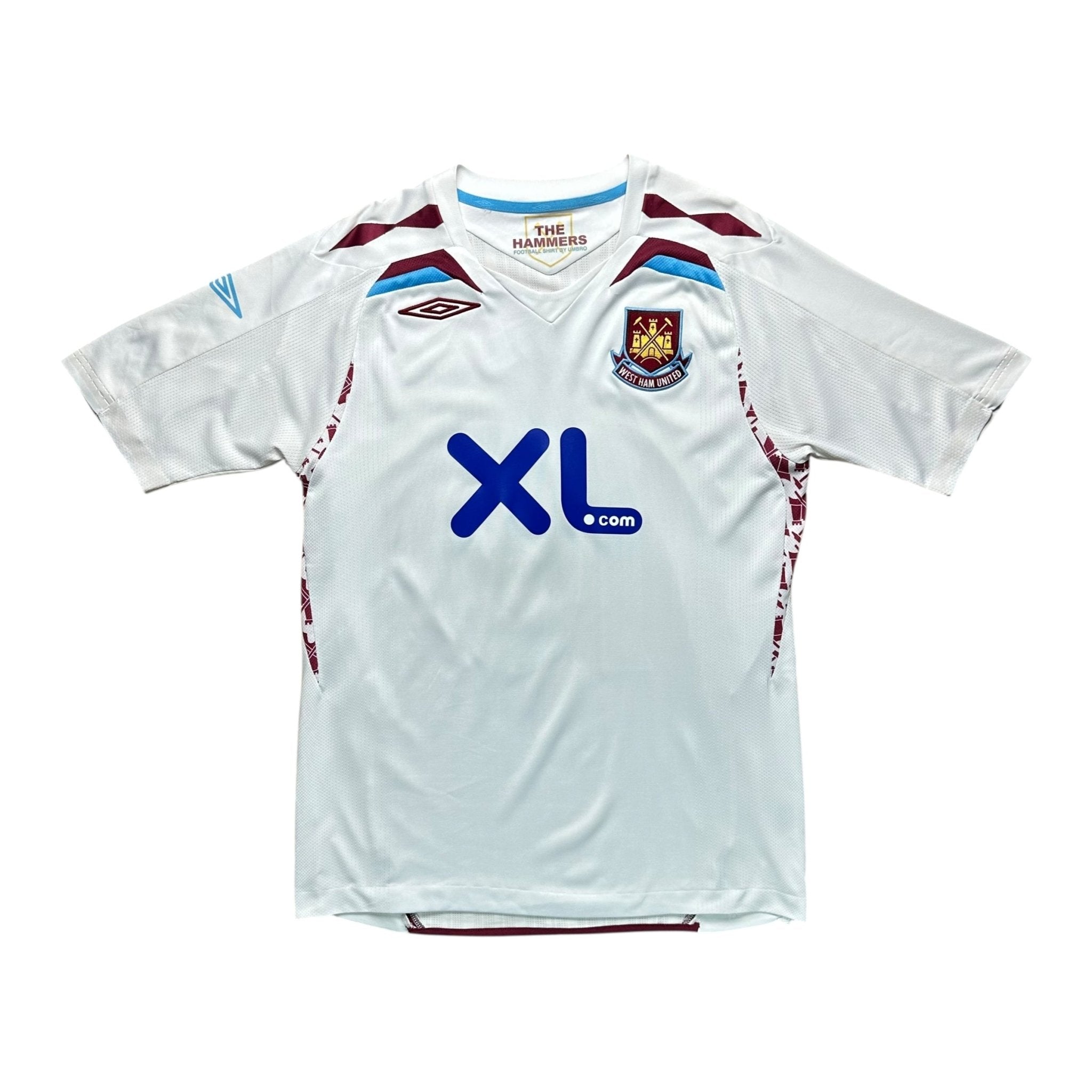 West Ham 2007 - 08 Away Shirt (S) Noble 16 - Kitplug