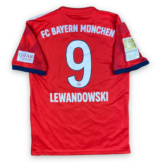 Bayern Munich 2018-19 Home Shirt (S) Lewandowski #9